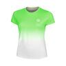 Crew Gradiant T-Shirt Girls-Neon Green,White
