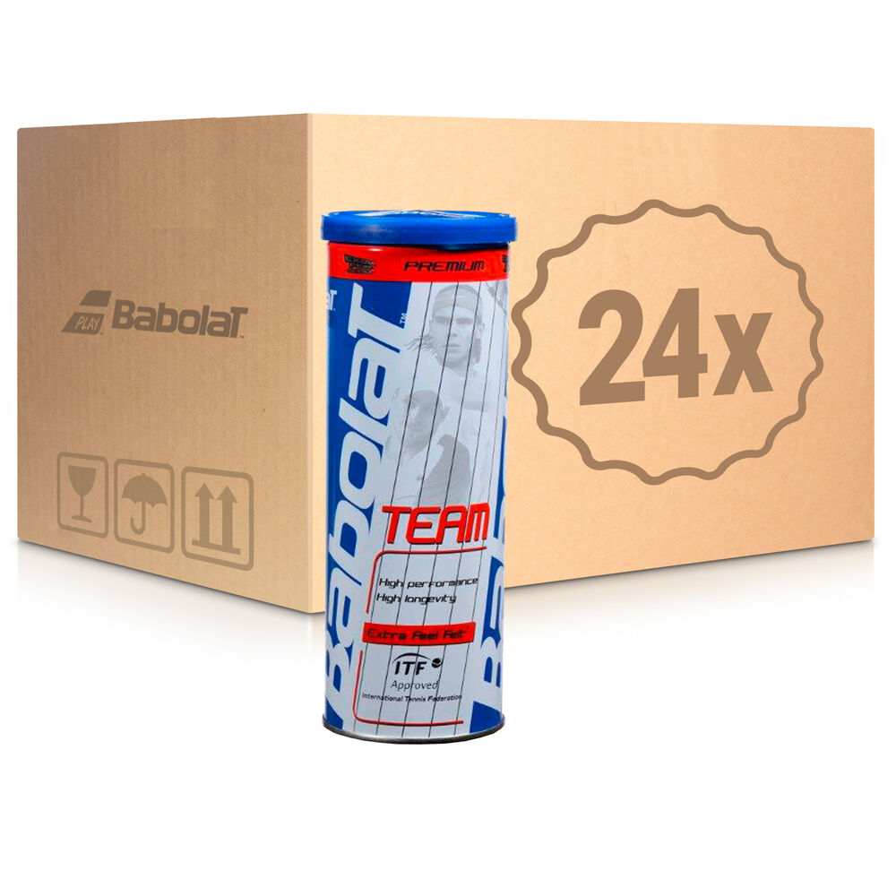Babolat 24x 3 Ball Tube Team in a box Babolat 24x 3 Ball Tube Team in a box