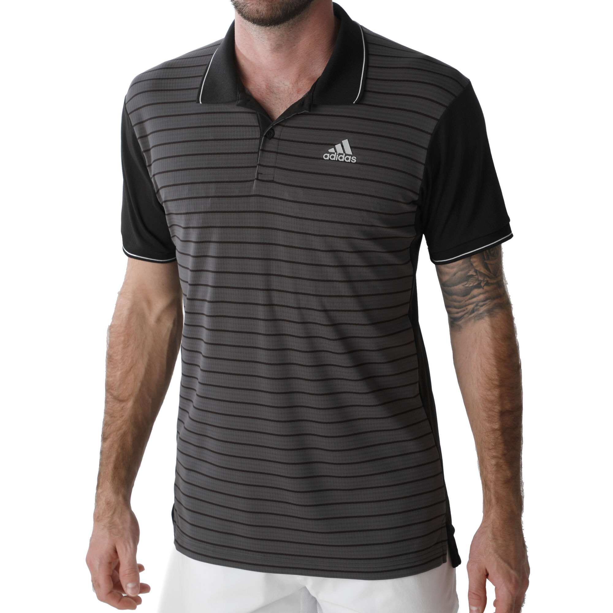 online | Tennis-Point buy adidas Heat Ready CB M Polo Men - Dark Grey ...