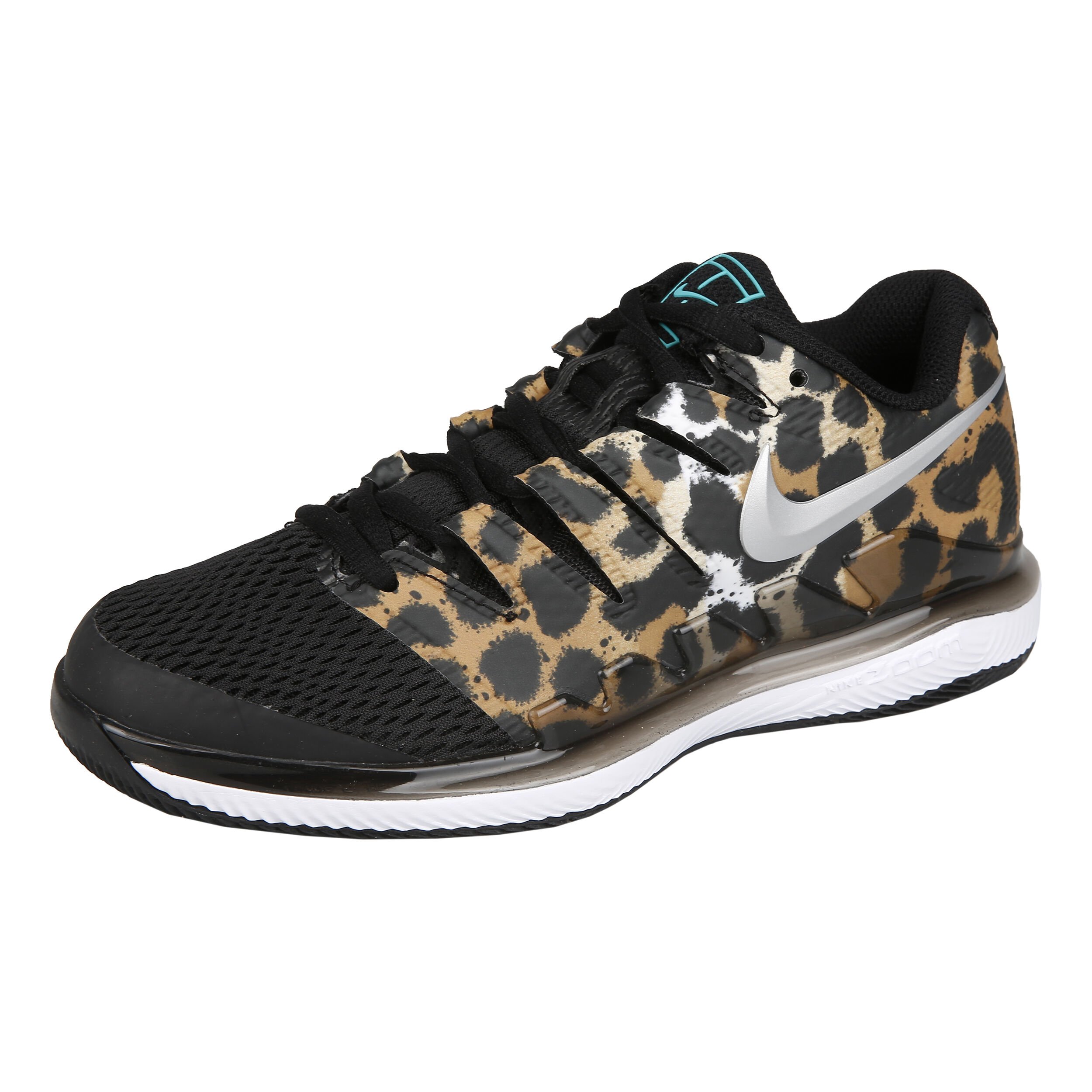 Nike women's air zoom vapor x tennis shoes wheat and black clearance