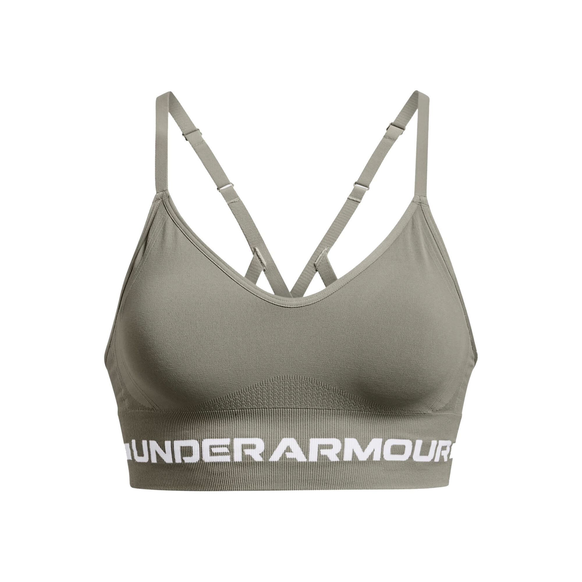 Buy Under Armour Seamless Low Long Sports Bras Women Olive online