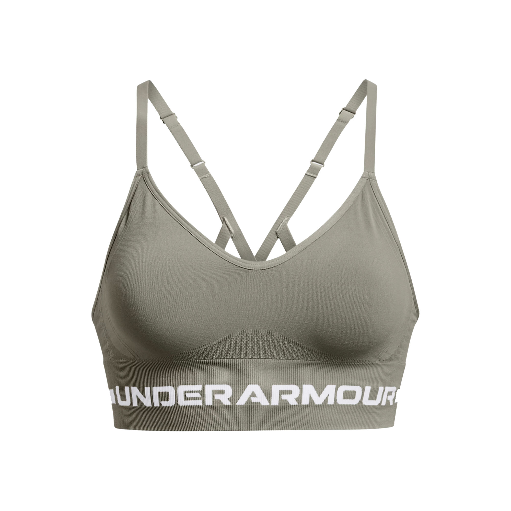 Seamless Low Long Sports Bras Women - Olive