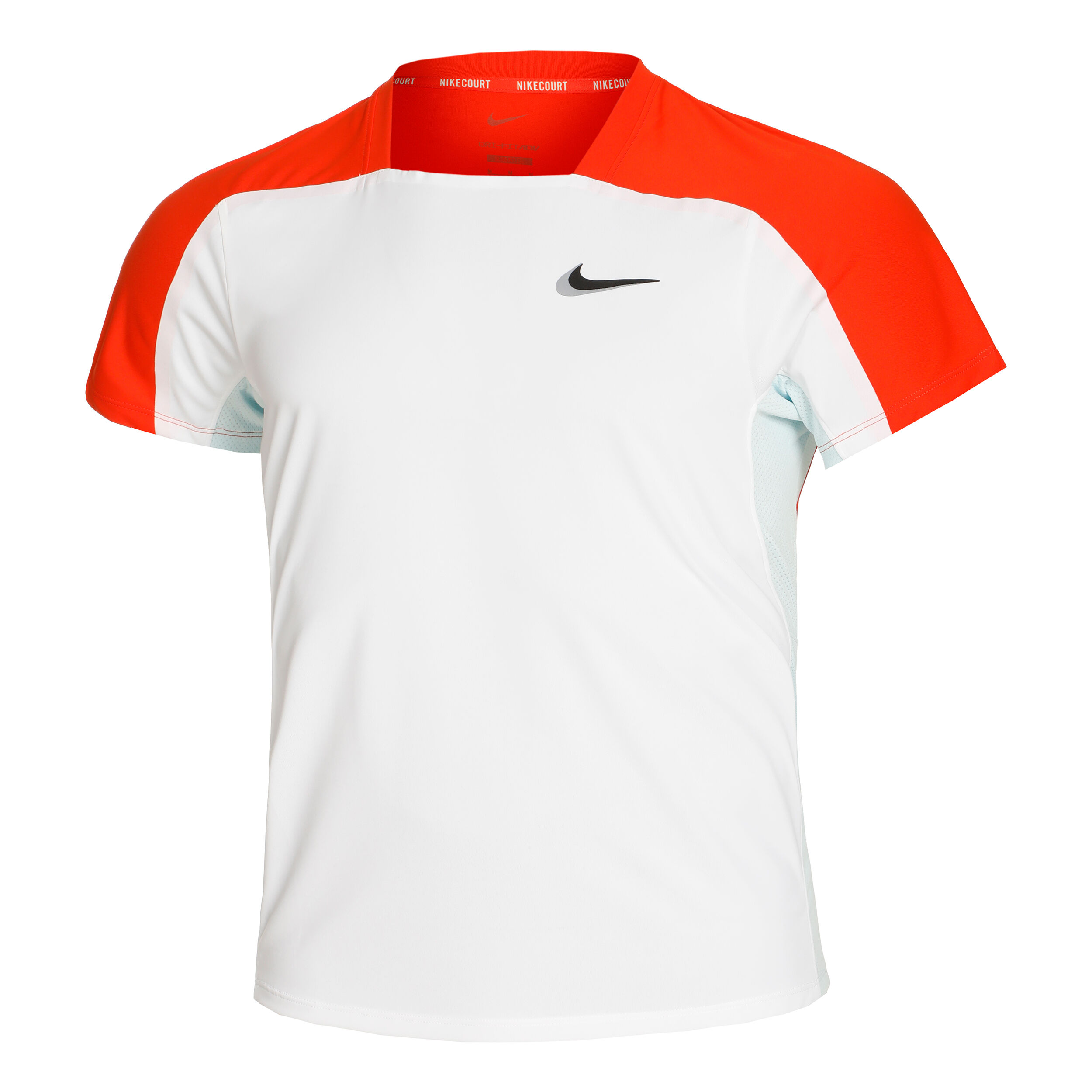 Buy Nike Dri Fit Slam T Shirt Men White Orange online Tennis Point UK