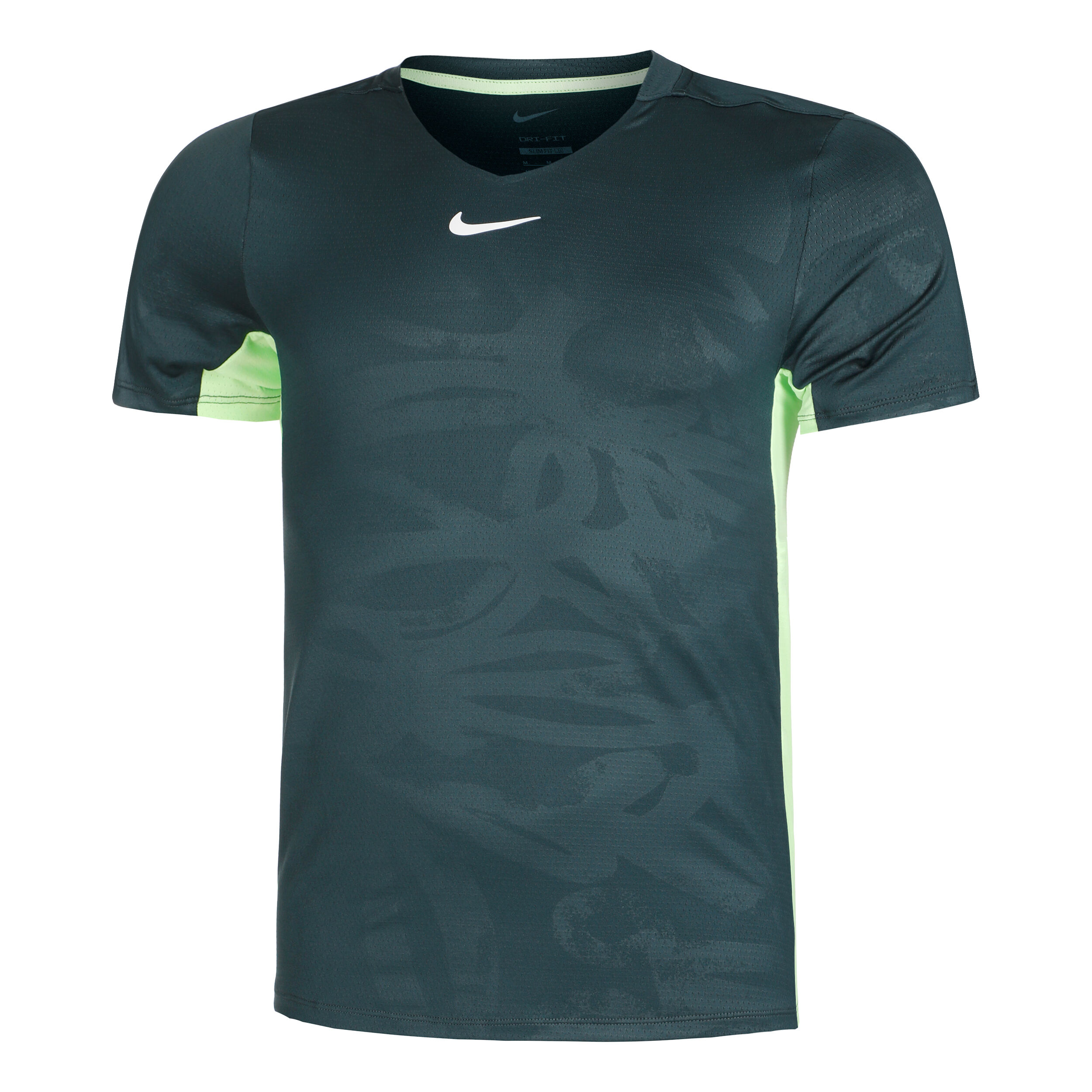 Black and lime green nike shirt outlet