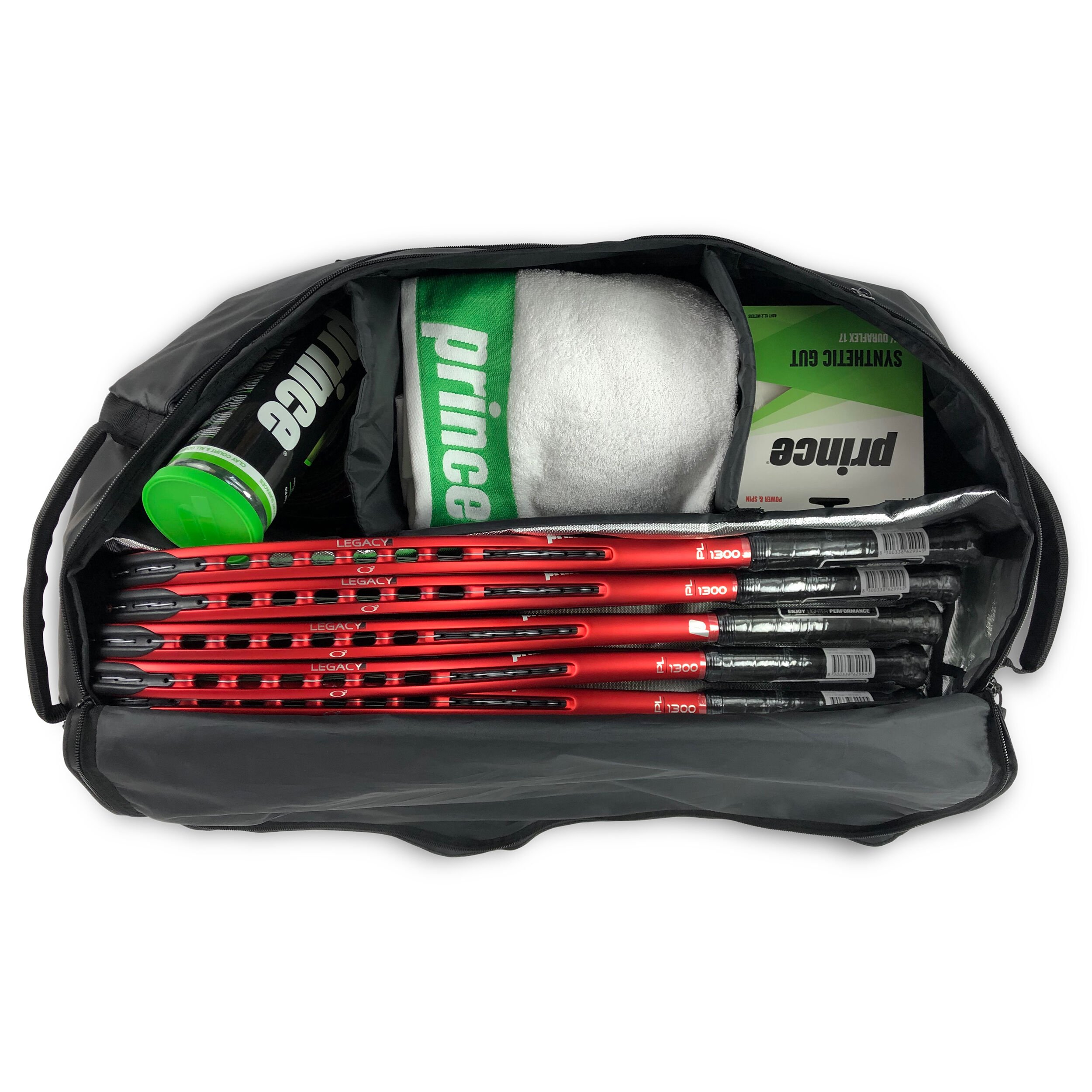Buy Prince Tour Evo Racquet Bag Racket Bag 12 Pack Black online Tennis Point UK