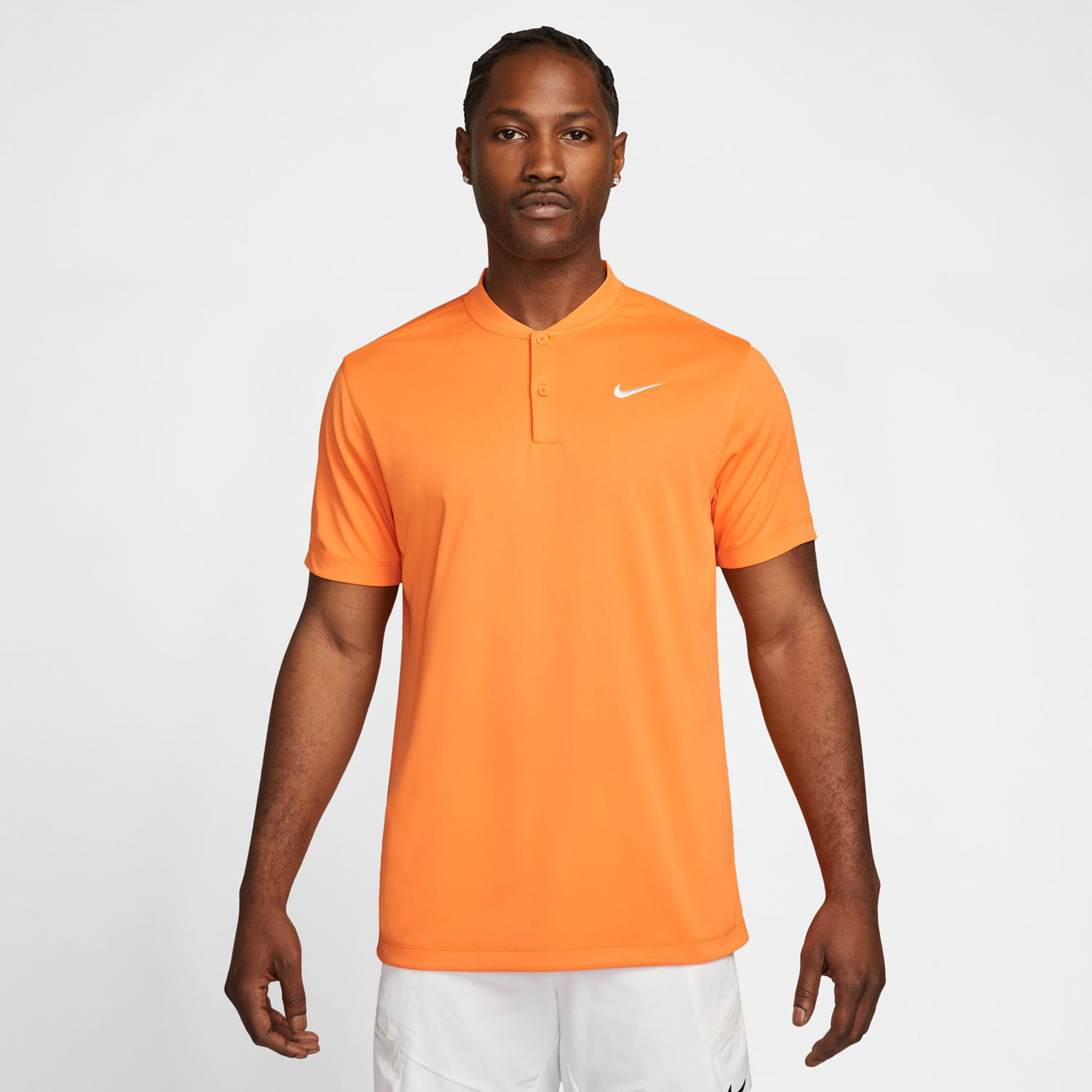 Dri Fit Court Solid Blade Polo Men Orange