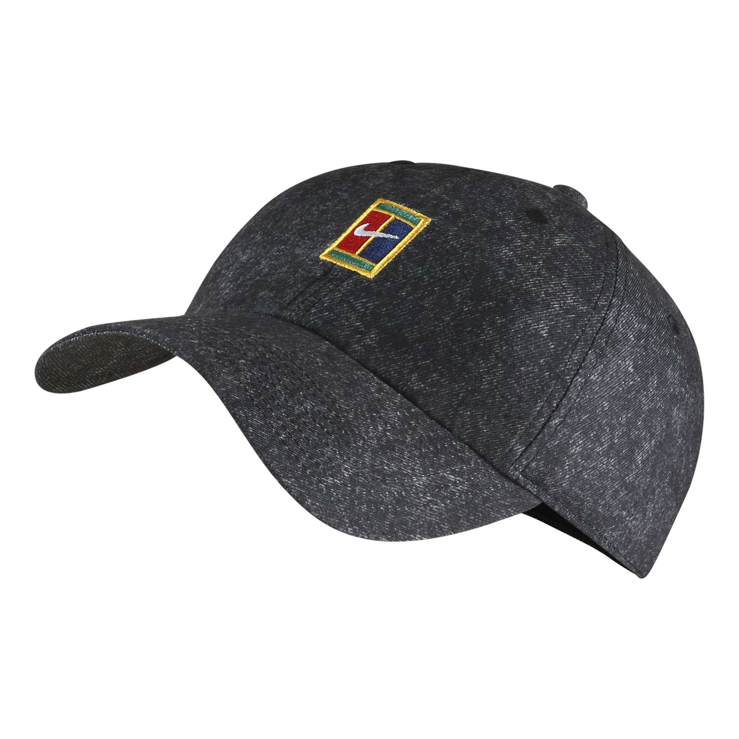 Buy Nike Court AeroBill Heritage86 Cap Black Dark Grey online Tennis Point UK