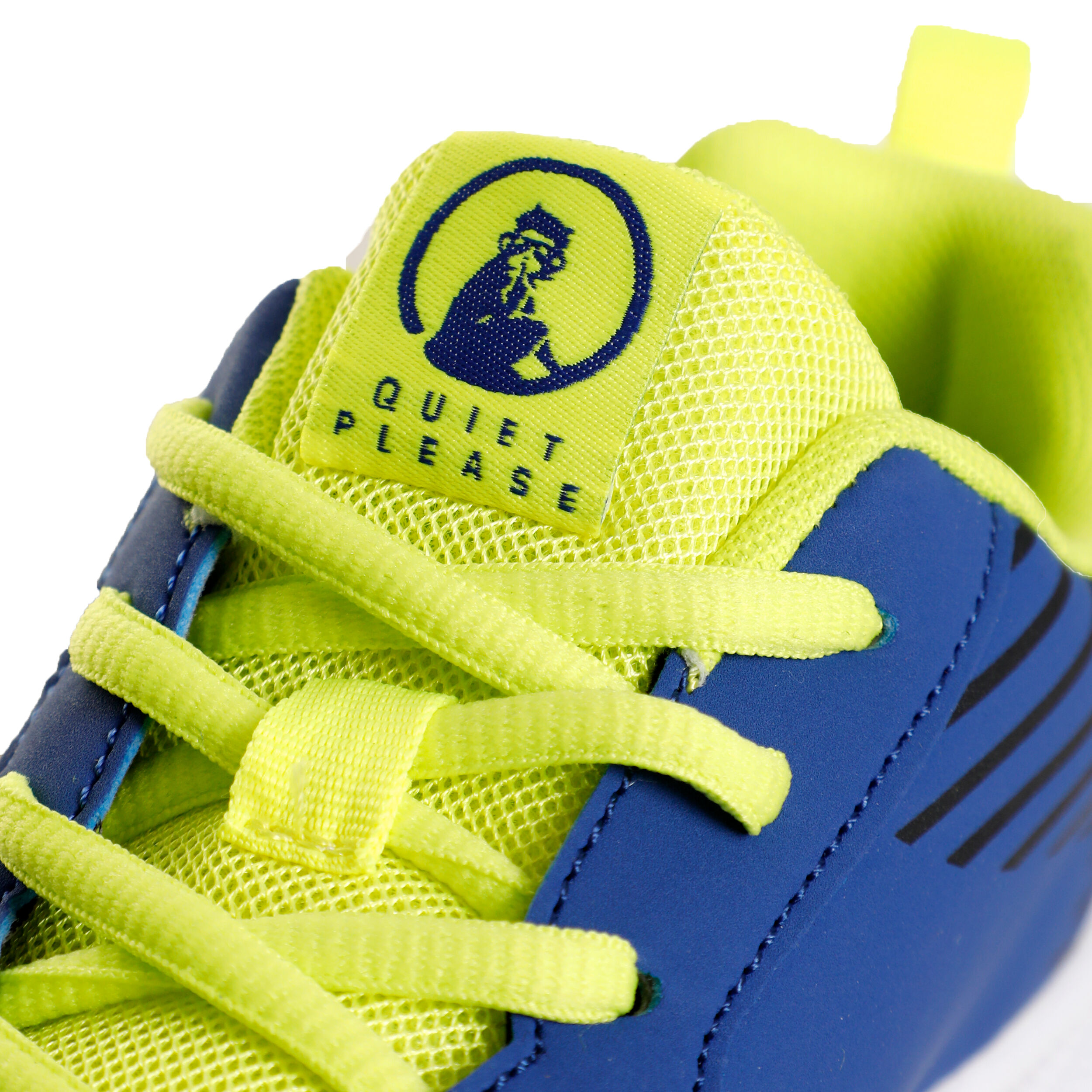 Blue and yellow shop sneakers