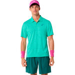 ASICS Tennis apparel ASICS Match Jacquard    Polo Men-green