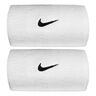 Swoosh Classic Doublewide Wristband Unisex - white, black