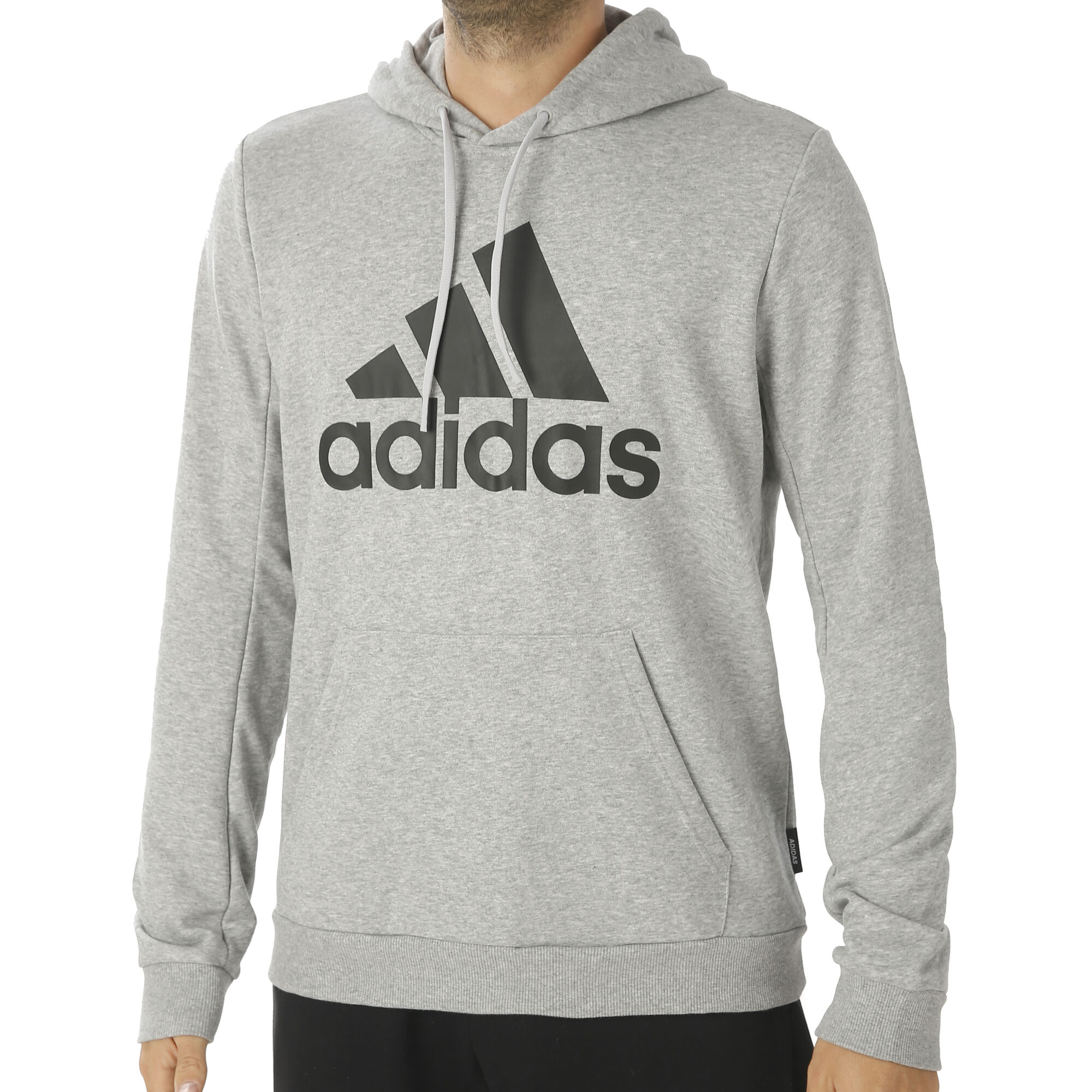 buy adidas Must Have Badge Of Sport Hoody Men - Lightgrey, Black online ...