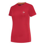 Dunlop Clothing Dunlop Club Crew T-Shirt Women-Red