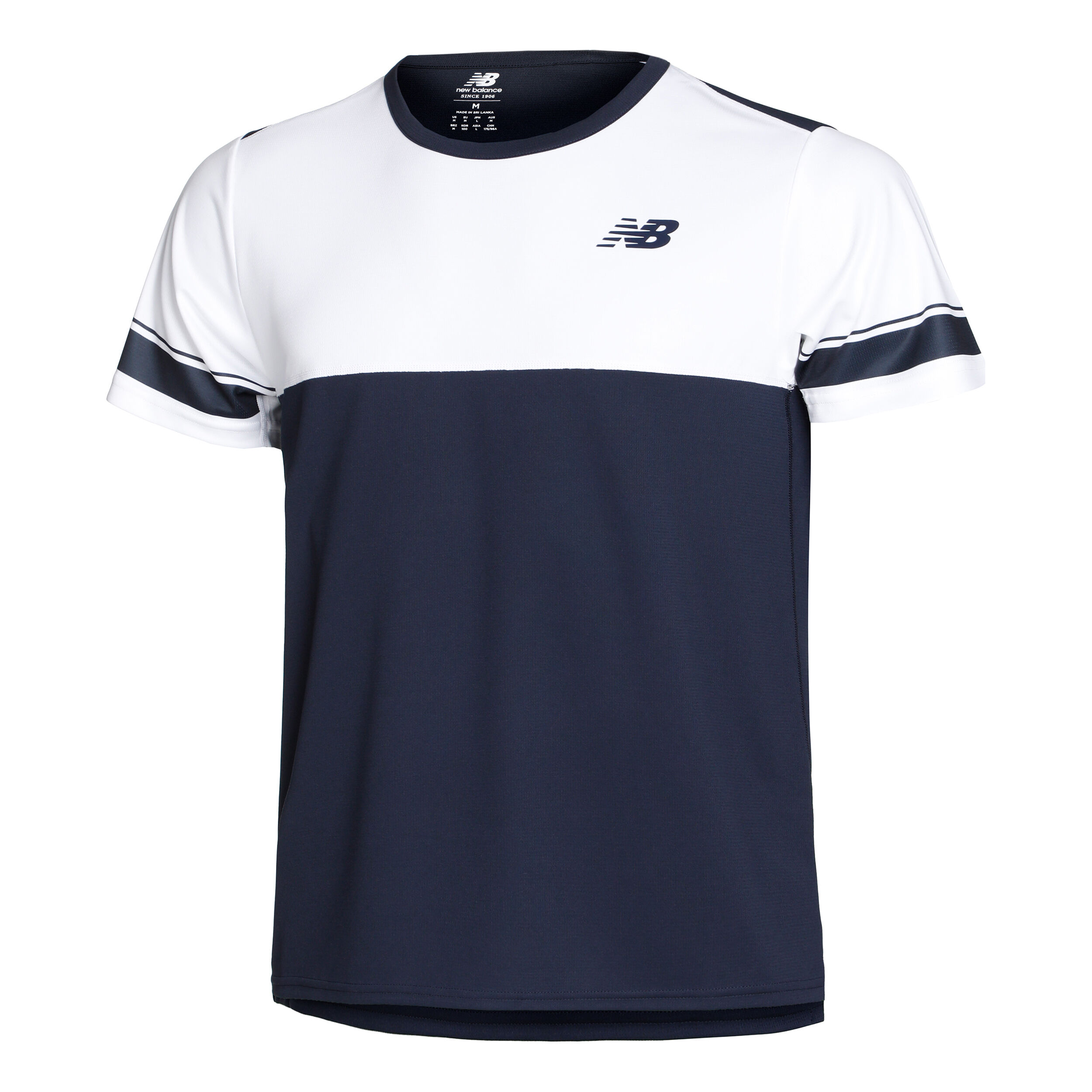 Buy New Balance Tournament T Shirt Men Dark Blue White online Tennis Point UK