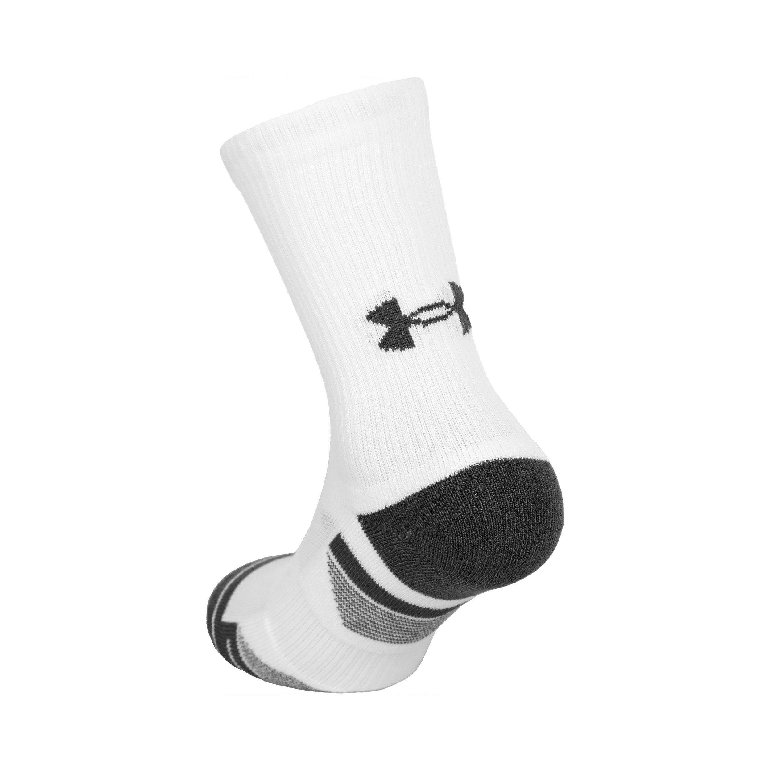 Under armour white sales socks