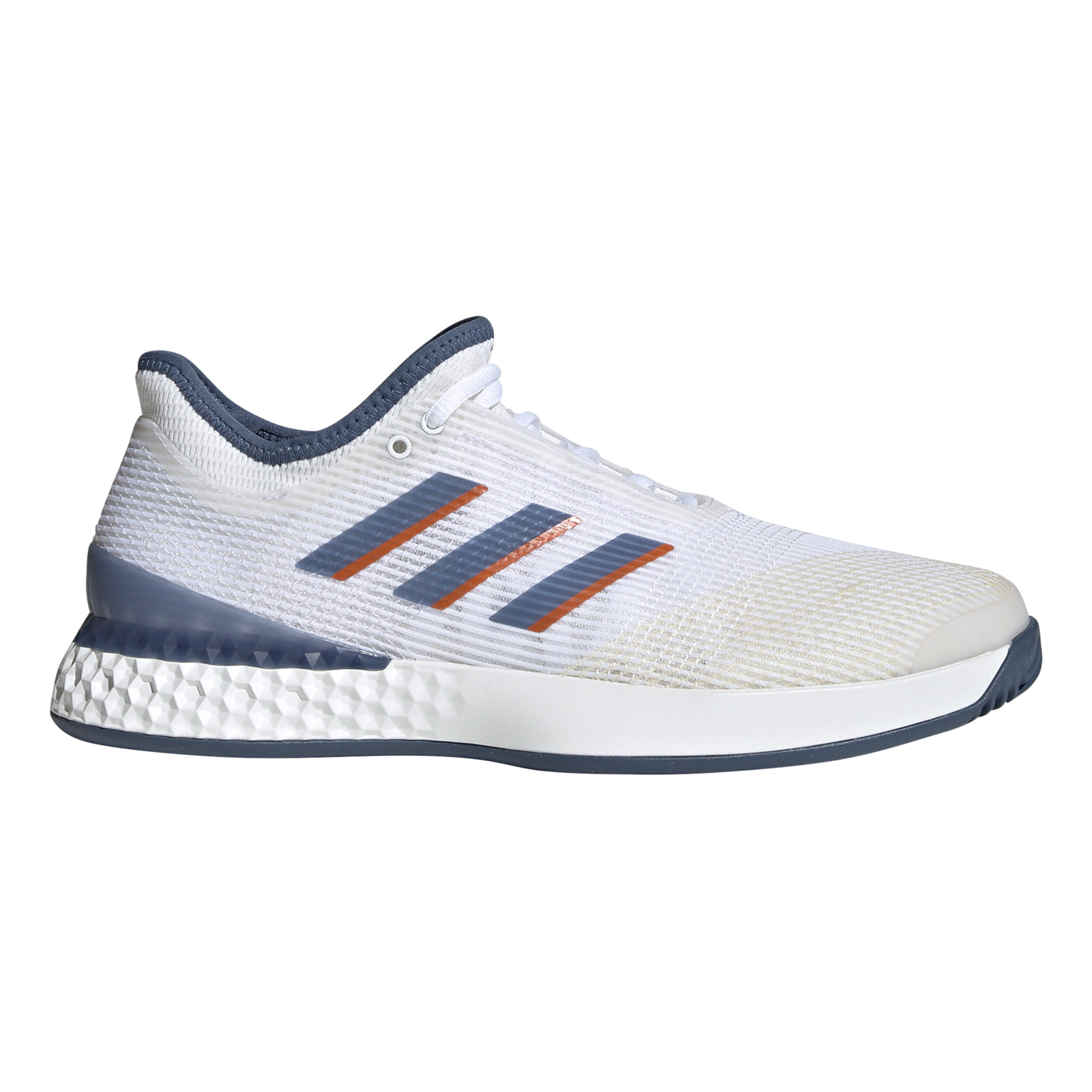 Adizero Ubersonic 3 All Court Shoe Men White Dark Blue