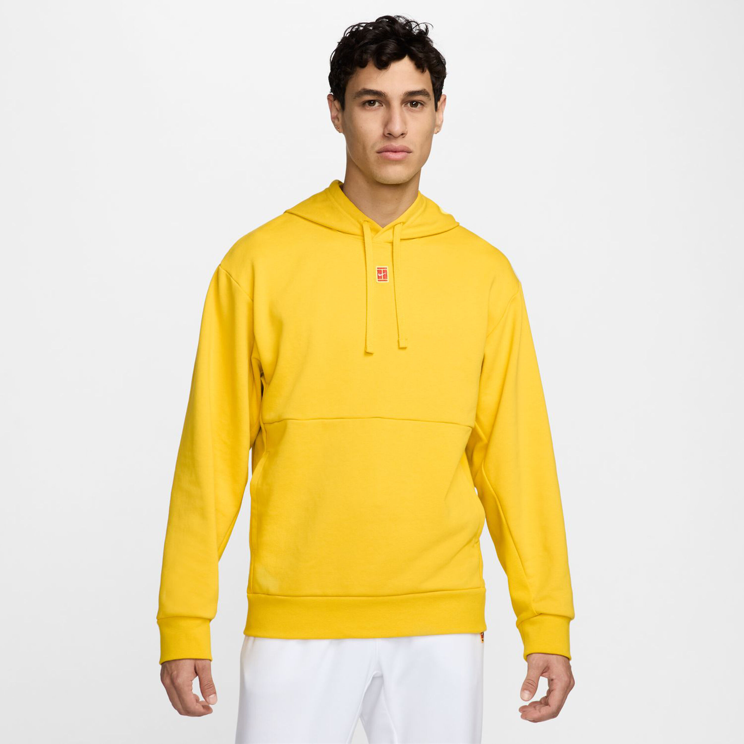 Nike heritage pullover hoodie in yellow clearance