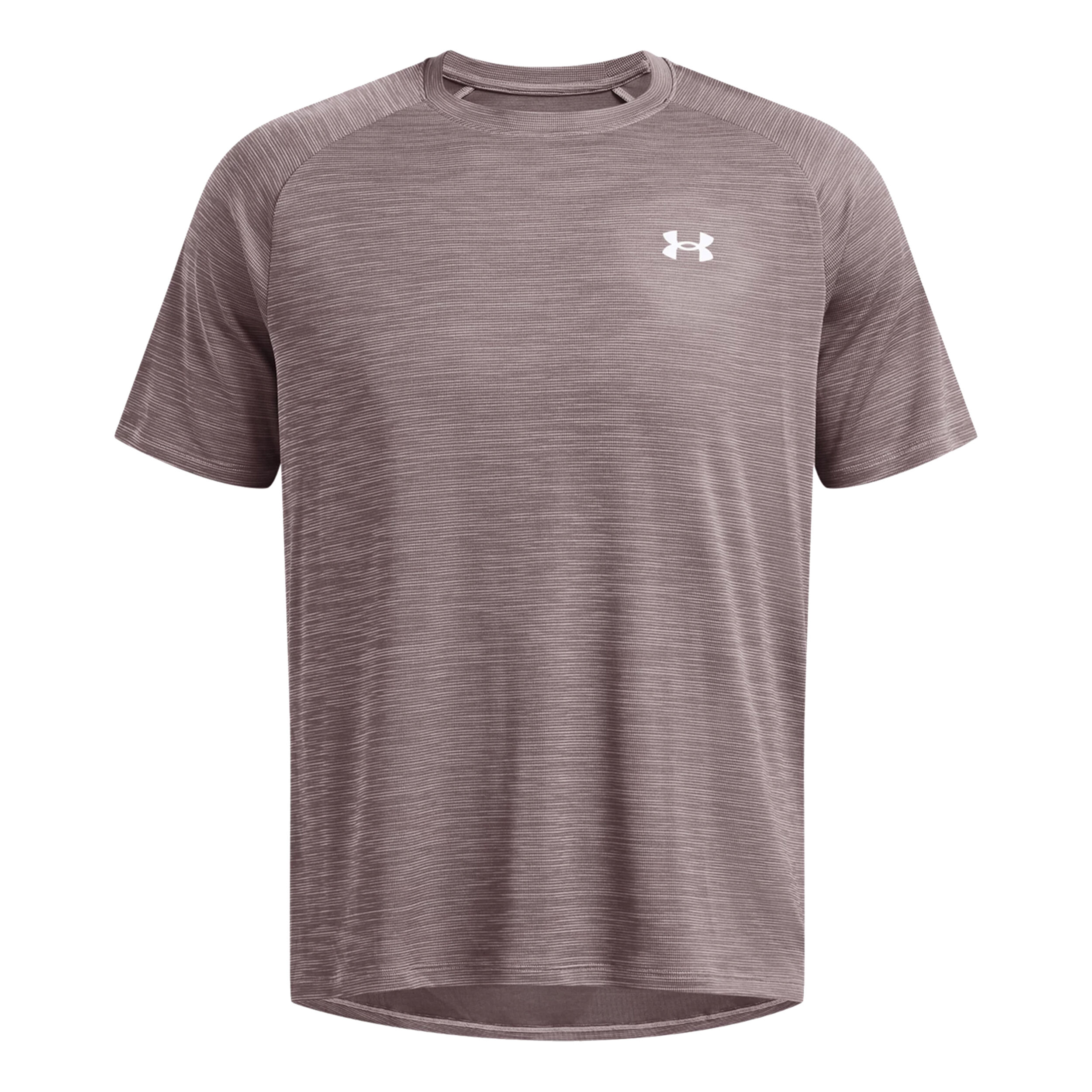 Tech Textured T Shirt Men Grey