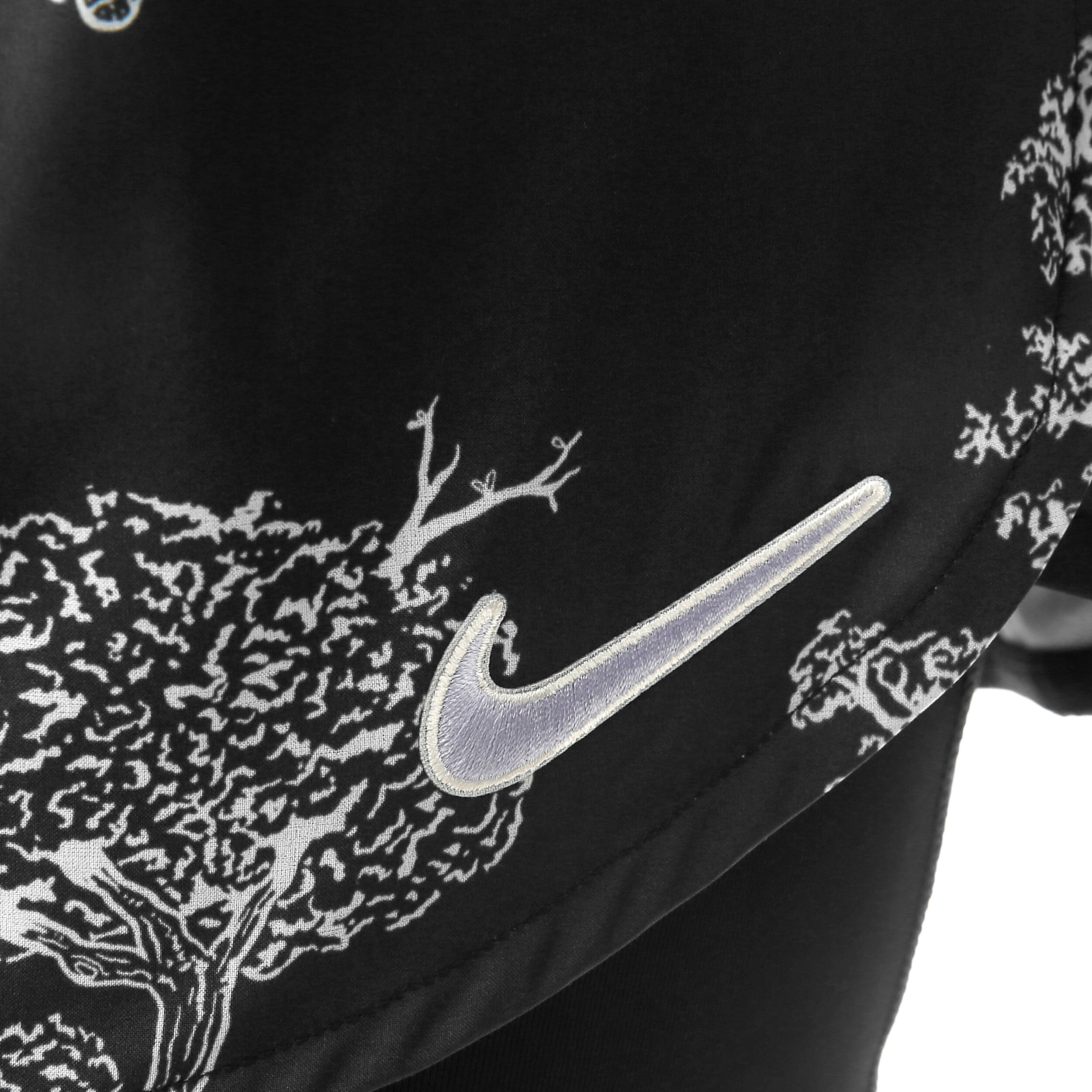 black and white nike shorts womens