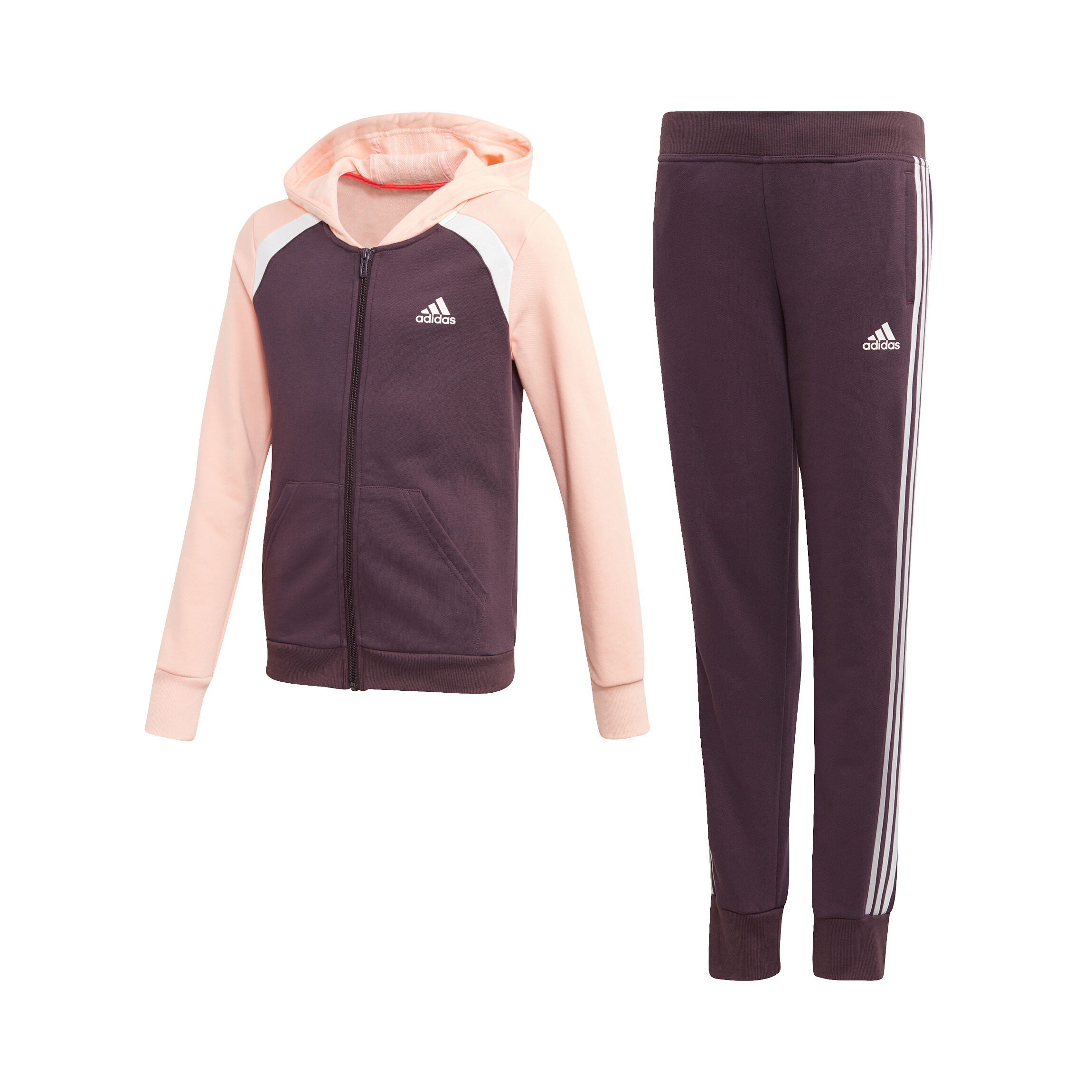 Coral adidas tracksuit on sale