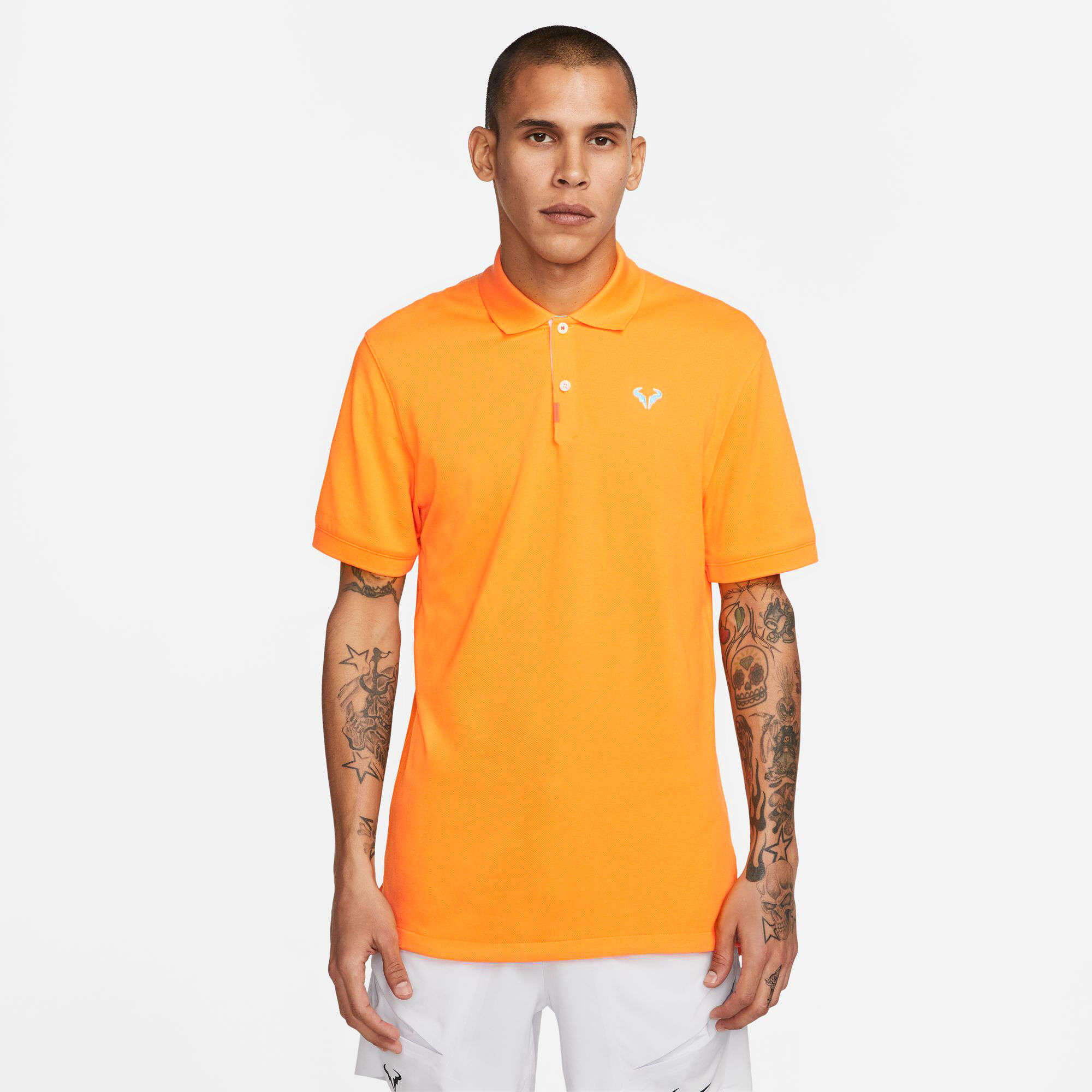 Orange dri fit polo outlet