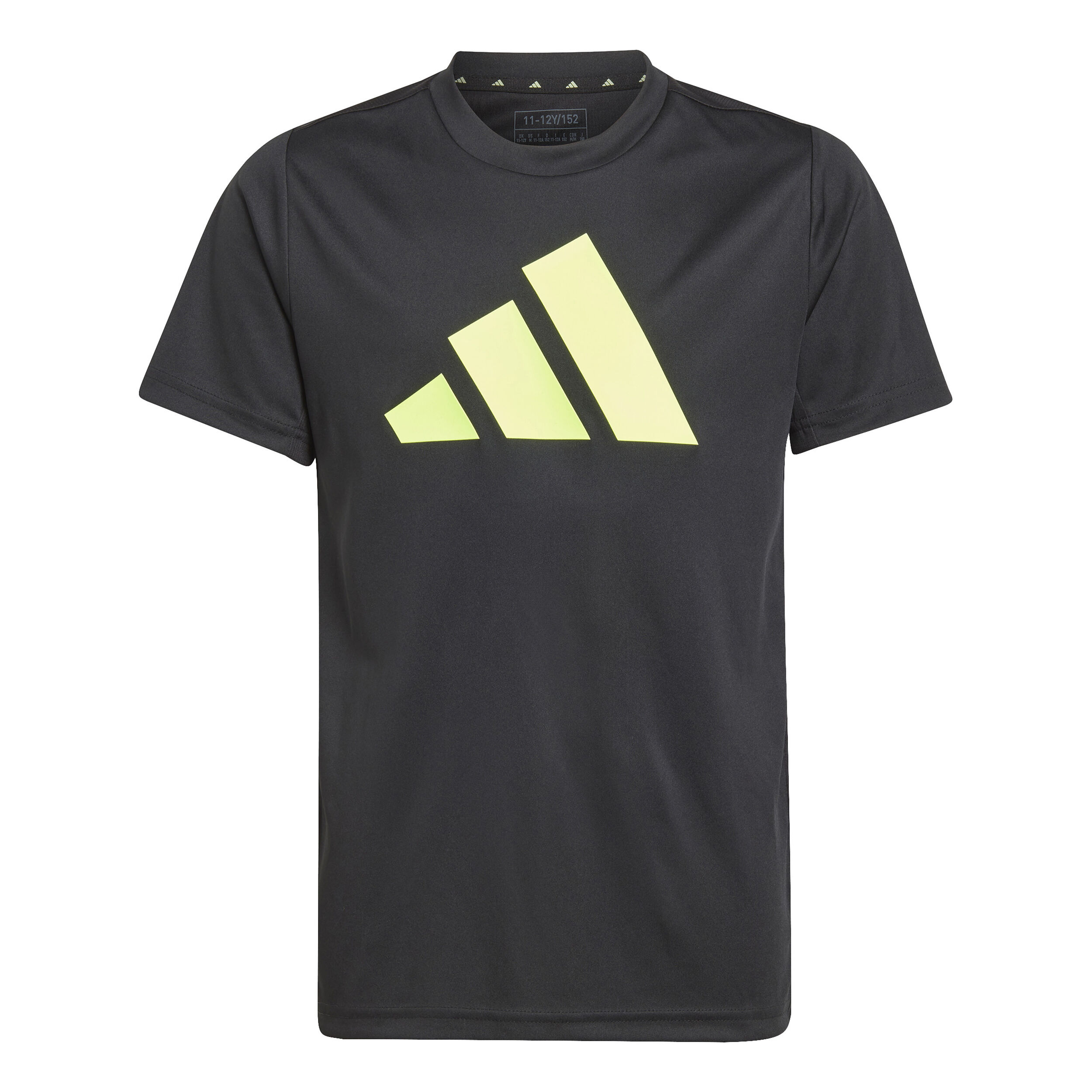 Training ES Logo T Shirt Boys Black Yellow
