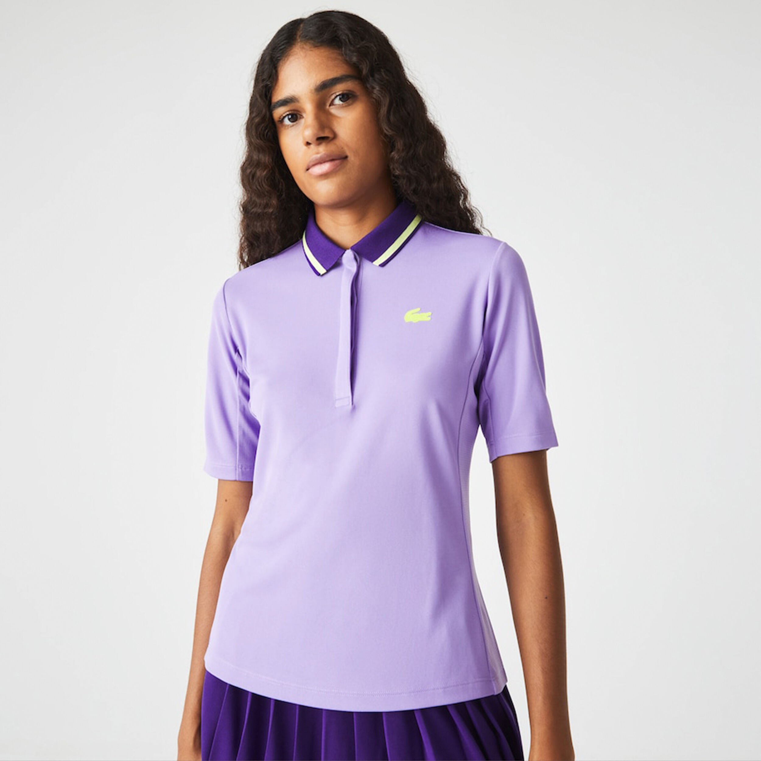 Lacoste polo shirt purple hotsell