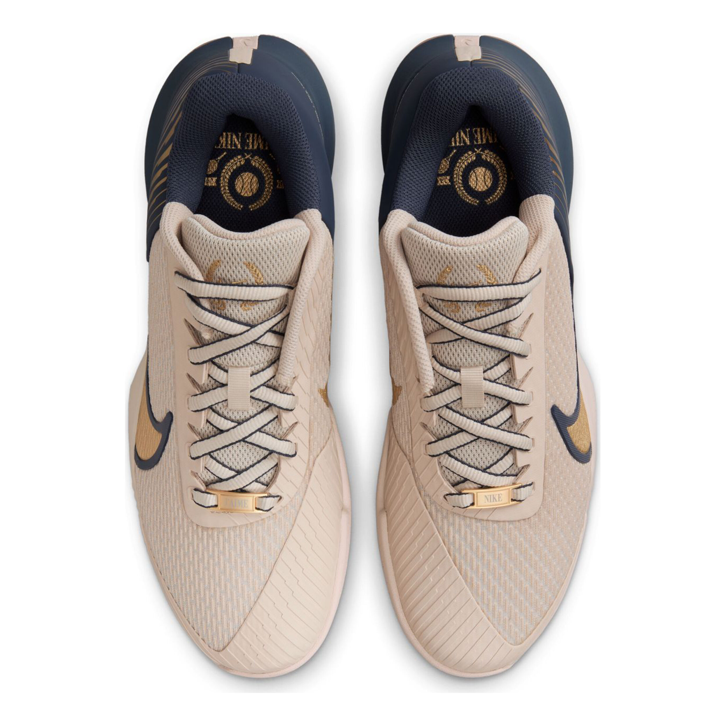 Air Zoom Vapor Pro 2 PRM Clay Court Shoe Men Beige Dark Blue