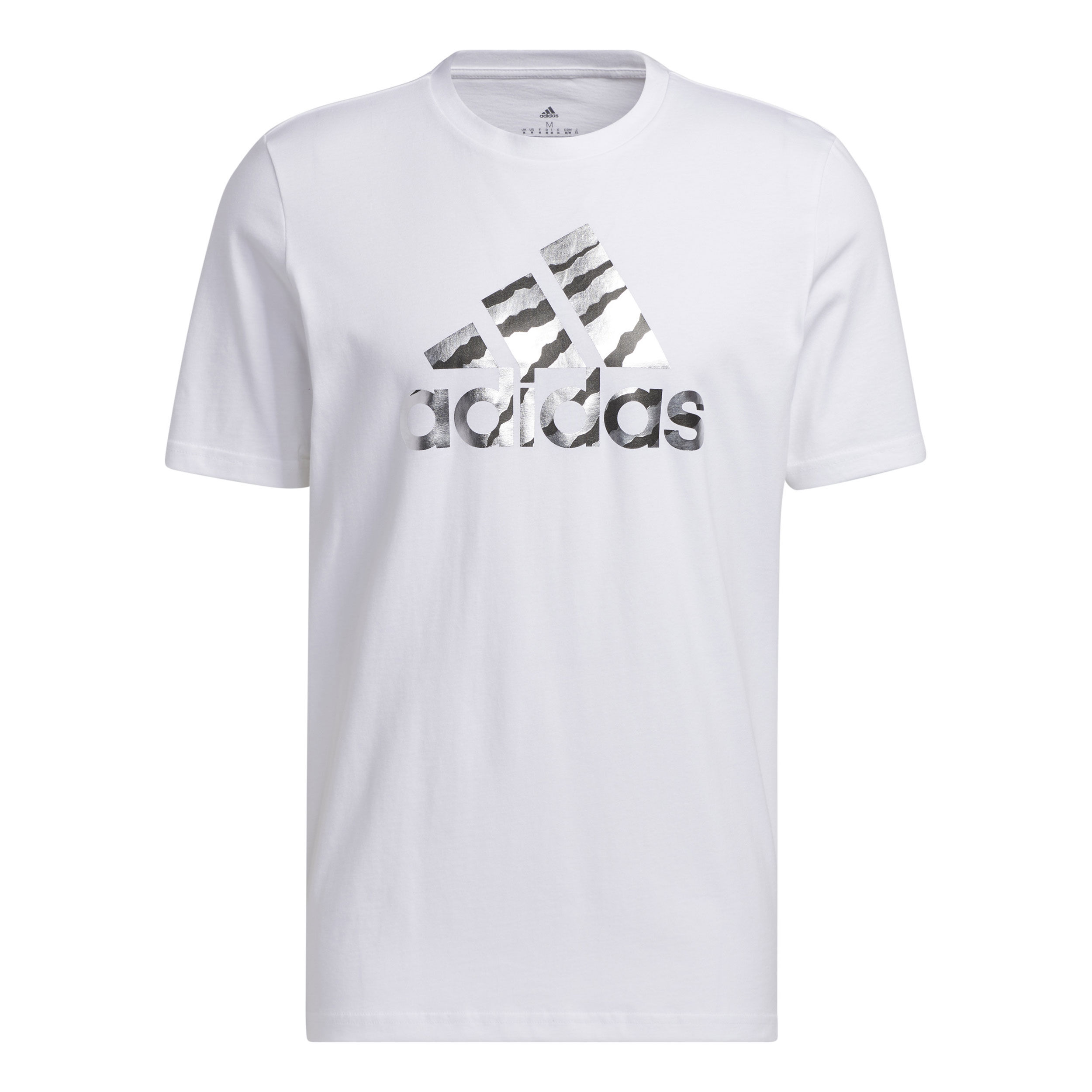 Adidas foil logo t shirt mens discount