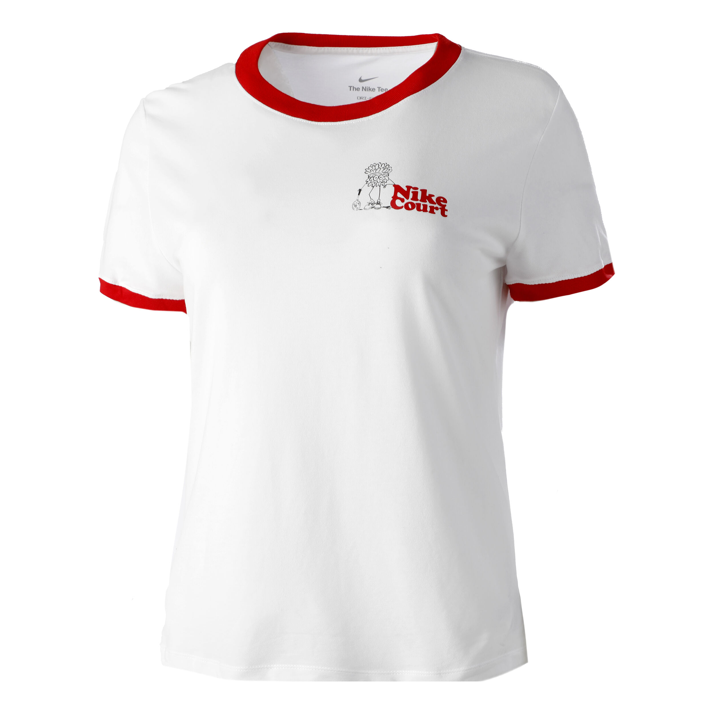 Red and white nike shirt women's store