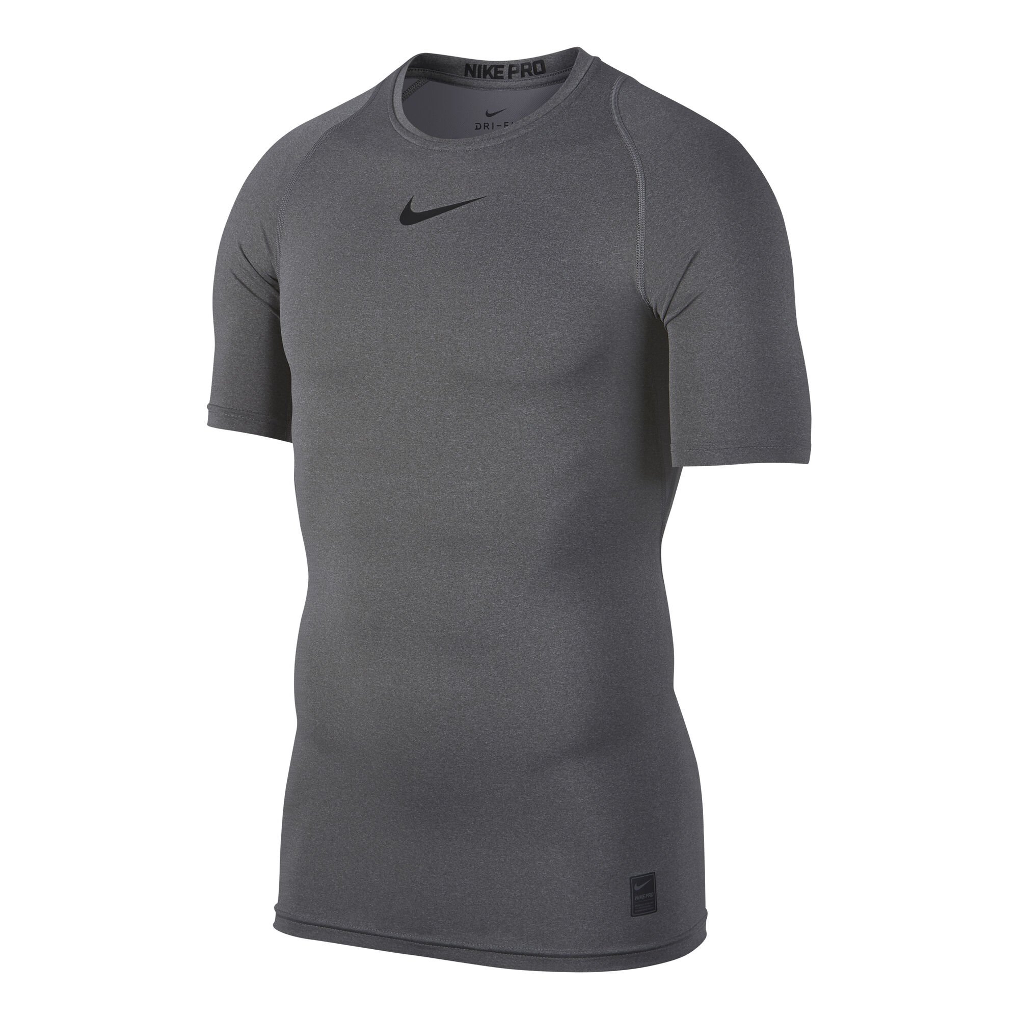 buy Nike Pro Comp T-Shirt Men - Grey, Black online | Tennis-Point