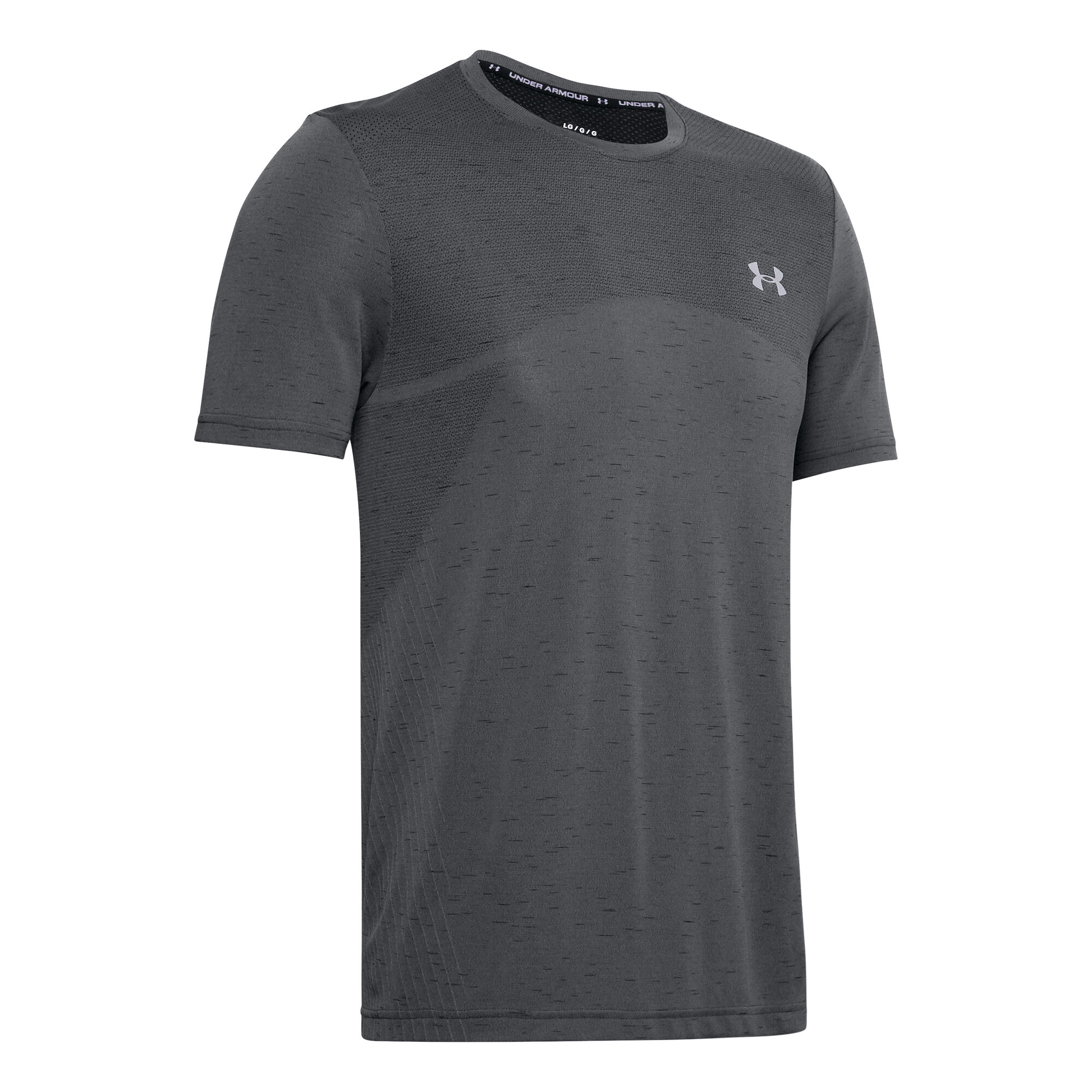 online | Tennis-Point buy Under Armour Seamless T-Shirt Men - Grey ...