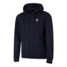 Essential Zip Zip Hoodie Men-dark blue
