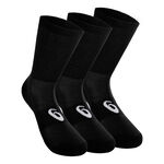 ASICS Clothing ASICS Crew Sports Socks 3 Pack-Black,White