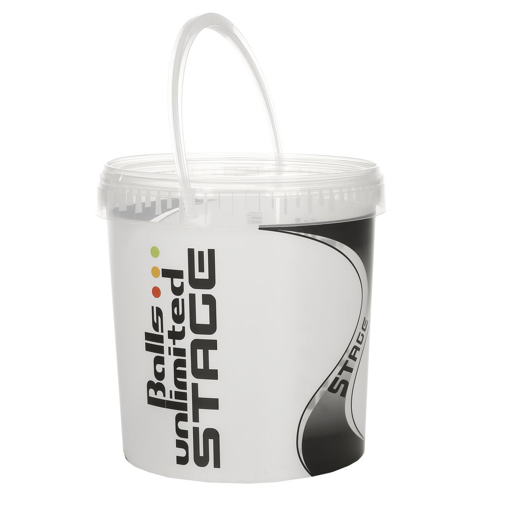 Balls Unlimited Stage 1,2,3 Ball Bucket-Black,White Balls Unlimited Stage 1,2,3 Ball Bucket-Black,White