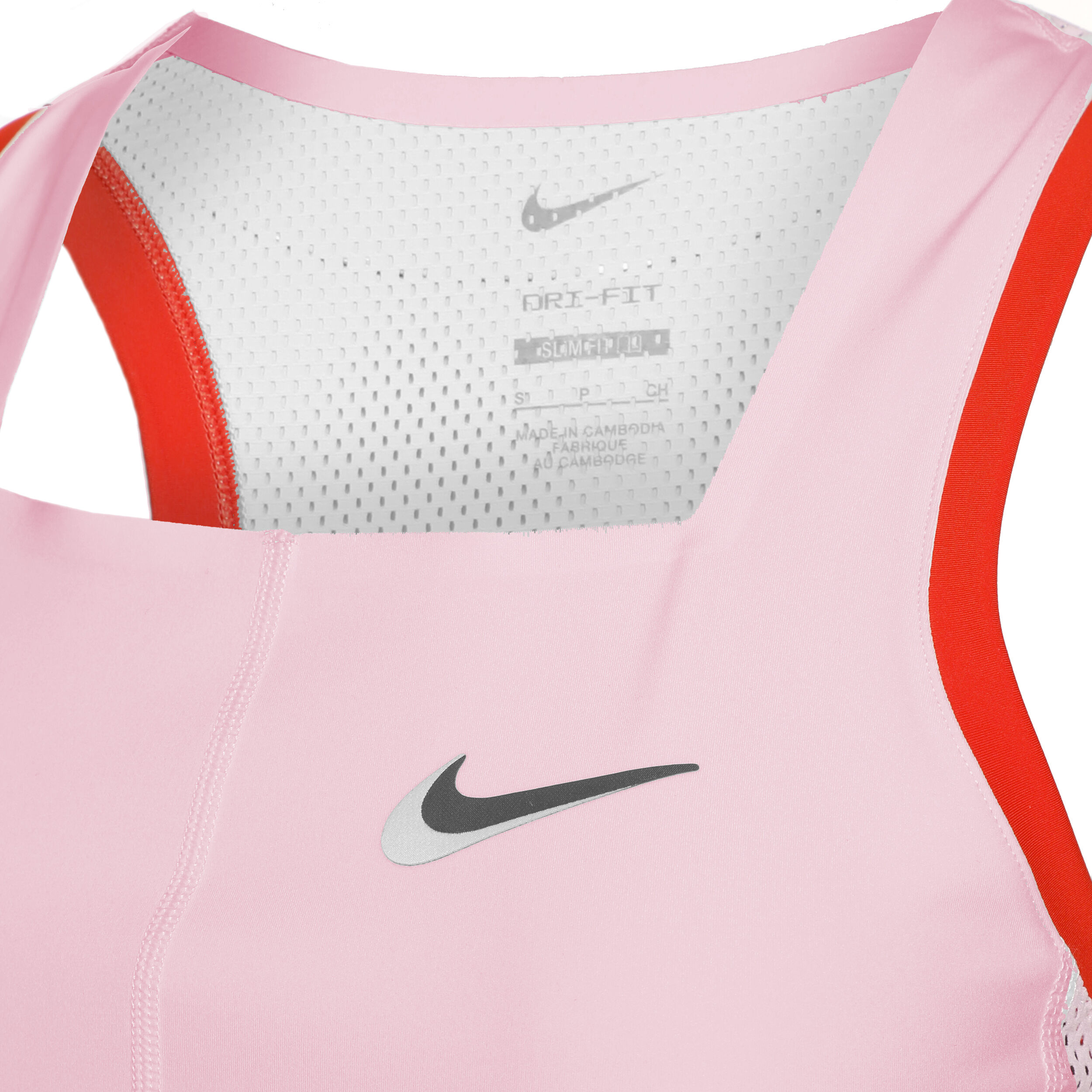 Court Dri Fit Slam Tank Top Women Pink White