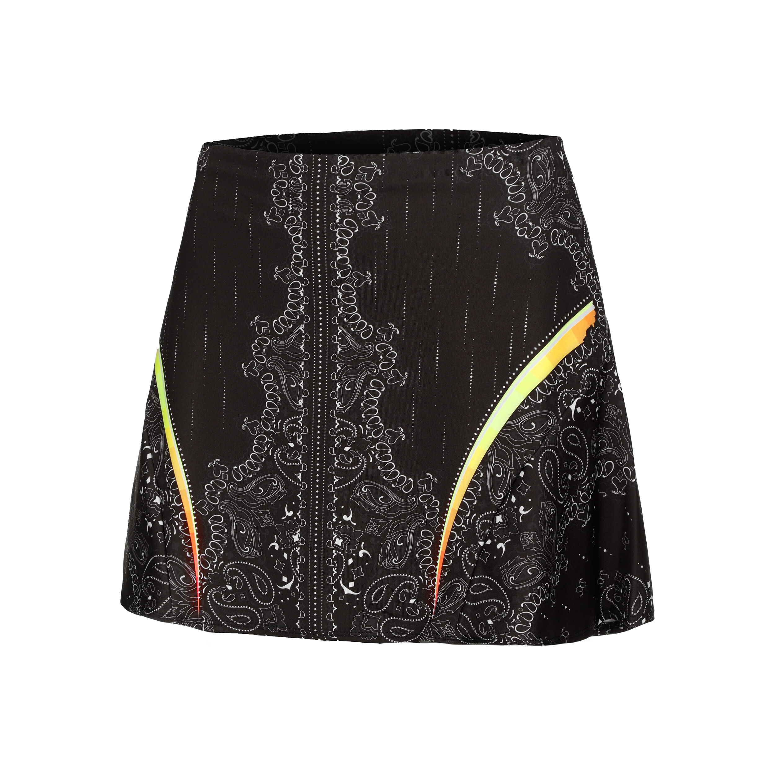 Black and yellow tennis skirt cheap