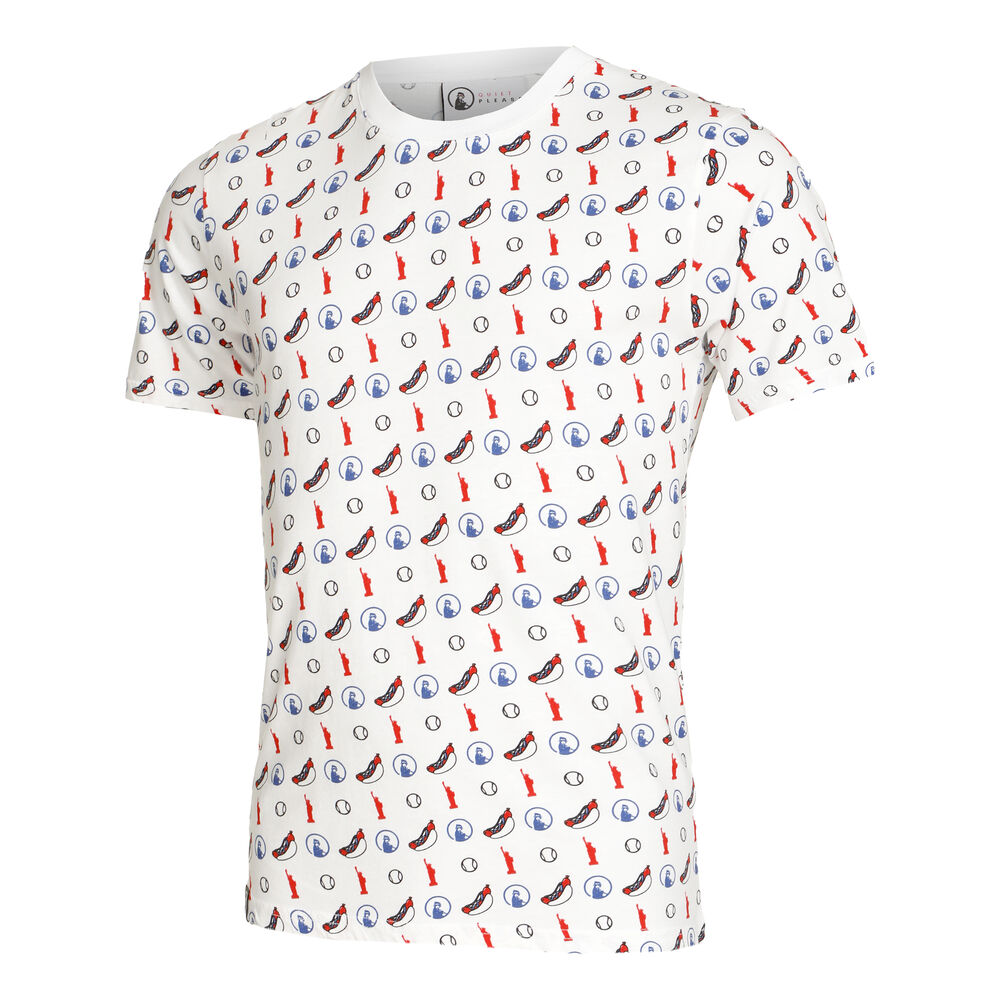 Quiet Please New York Statement T-Shirt Men white