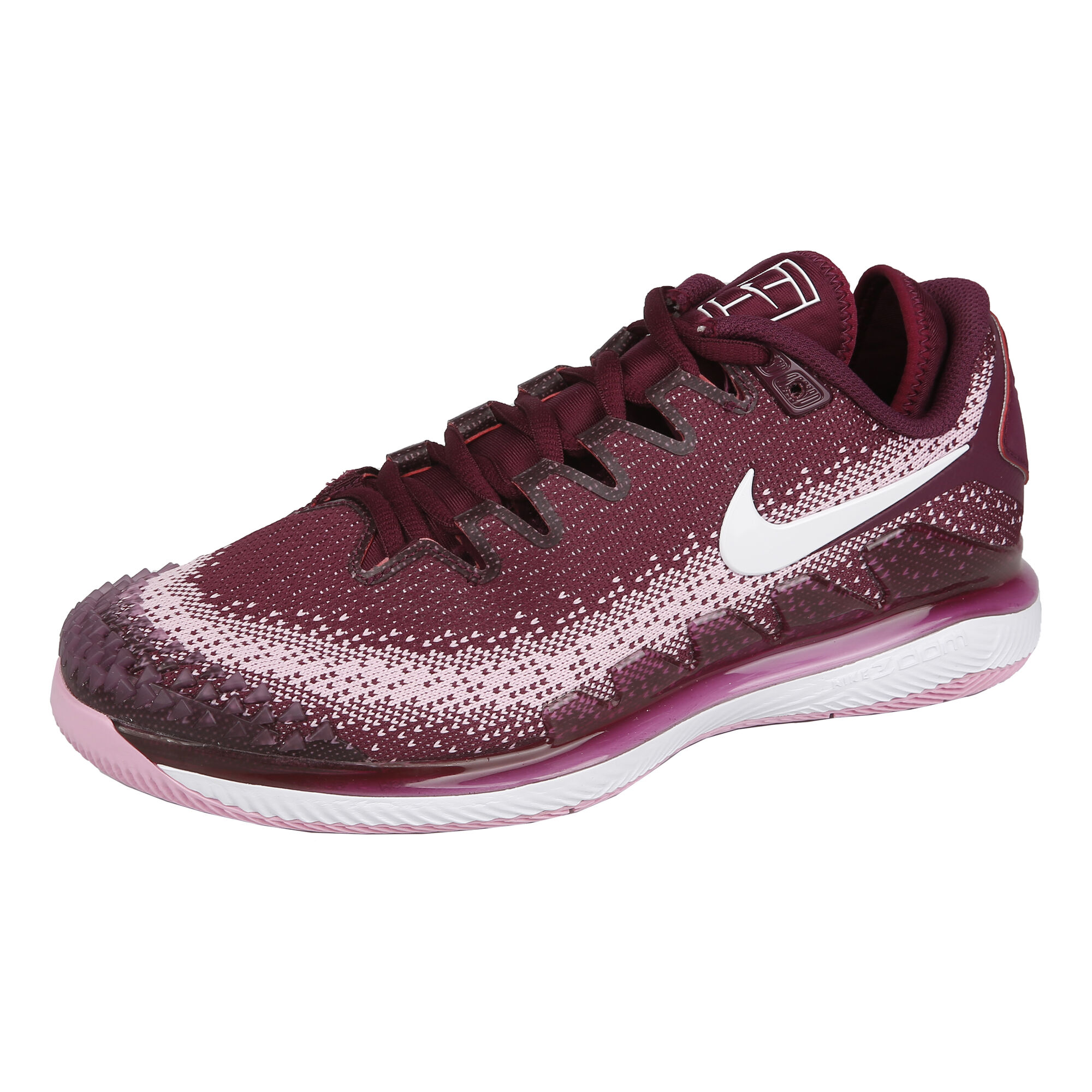 nike air zoom vapor x laser crimson women's shoe
