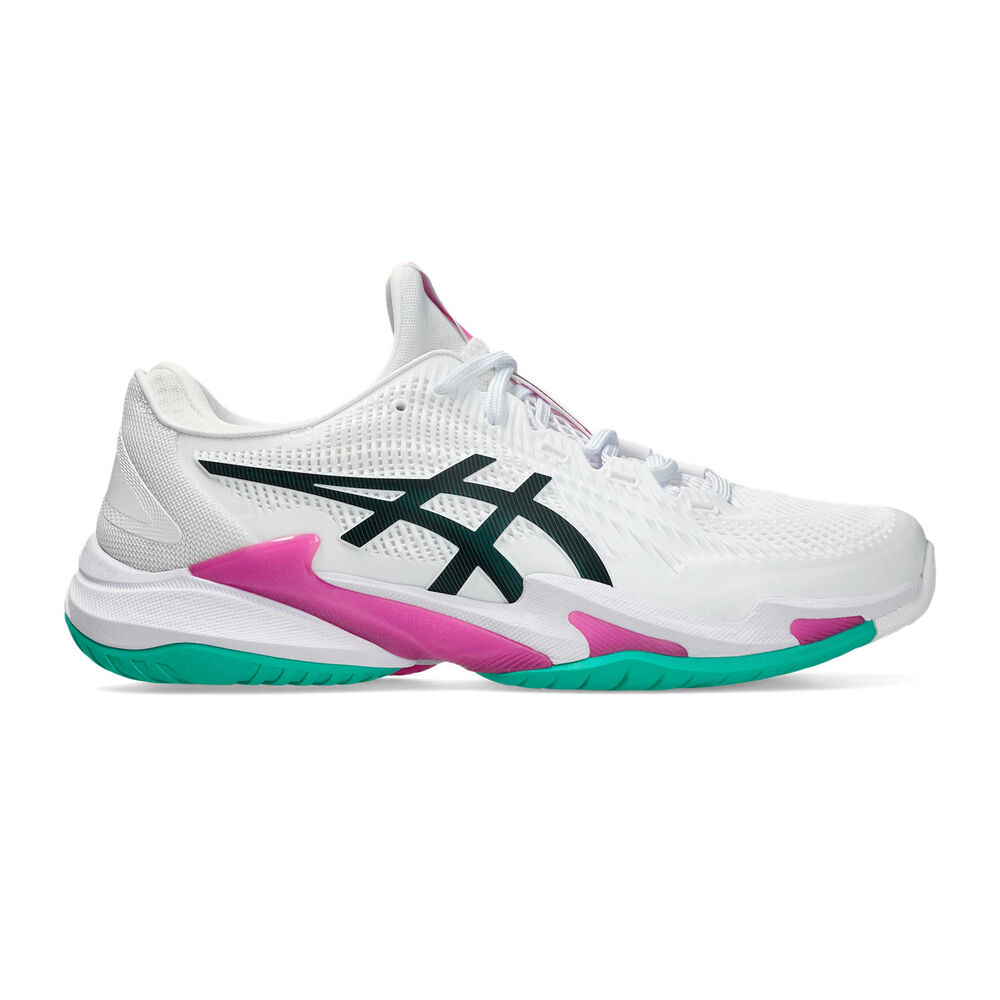 Asics Court FF 3 All court shoe Men-white, pink white Asics Court FF 3 All court shoe Men-white, pink white