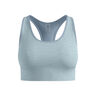 Seamless Medium Padded Sport Sports bras Women-light blue