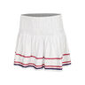 Long Borderline Smocked Skirt
