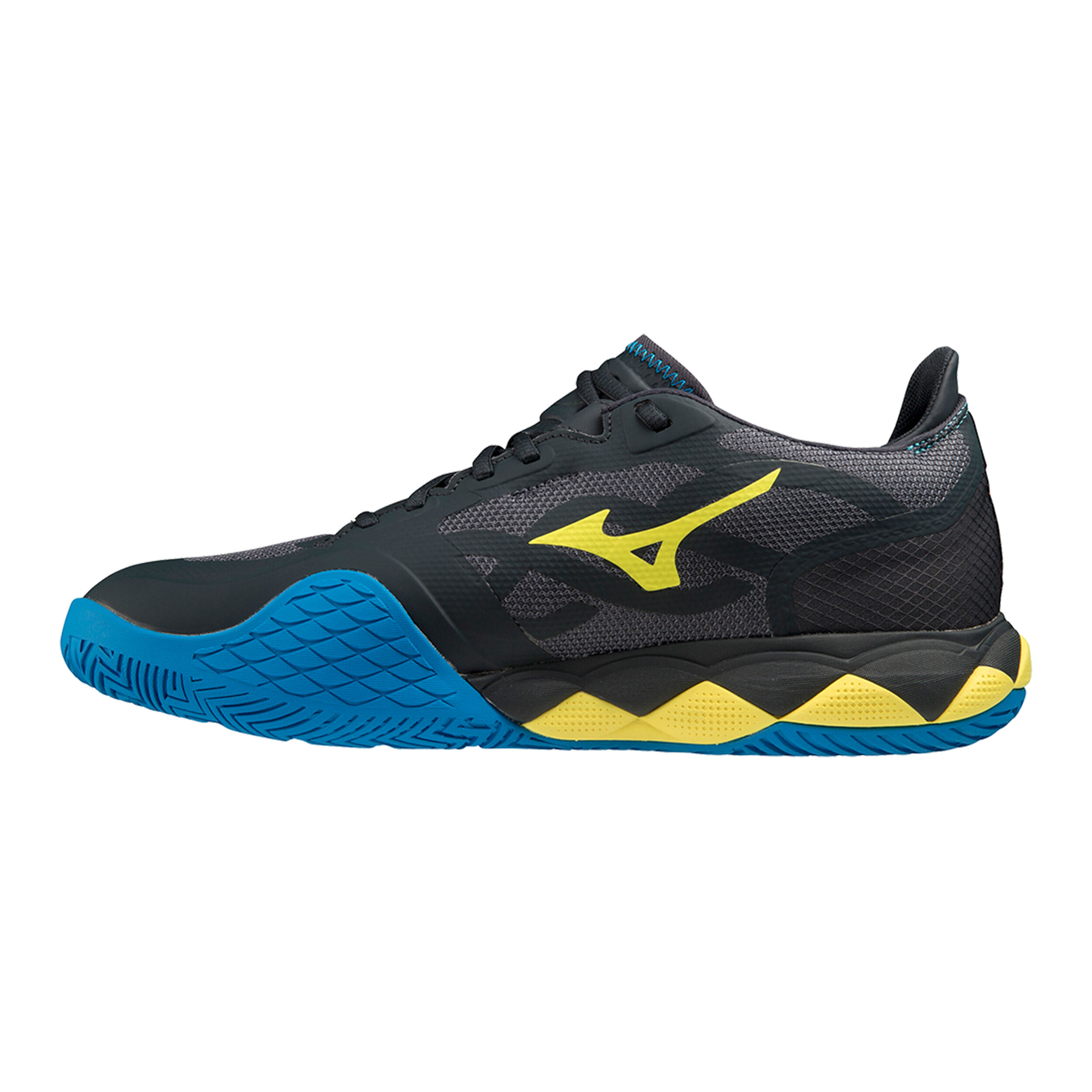 Wave Enforce Tour All Court Shoe Men - Blue, Neon Yellow