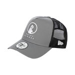 Quiet Please Clothing Quiet Please New Era Trucker Cap Unisex-dark grey, white