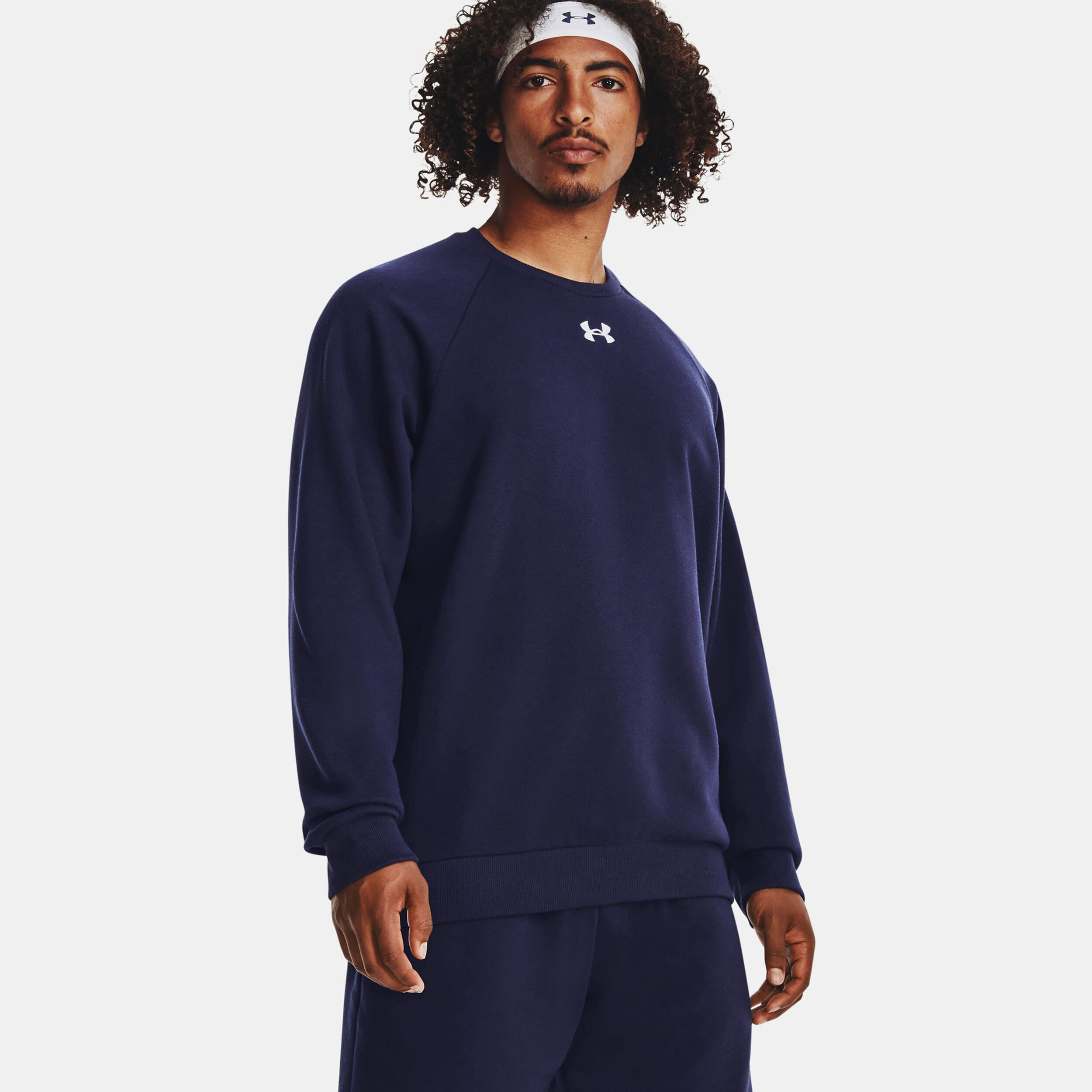 Buy Under Armour Rival Crew Sweatshirt Men Dark Blue online Tennis Point UK