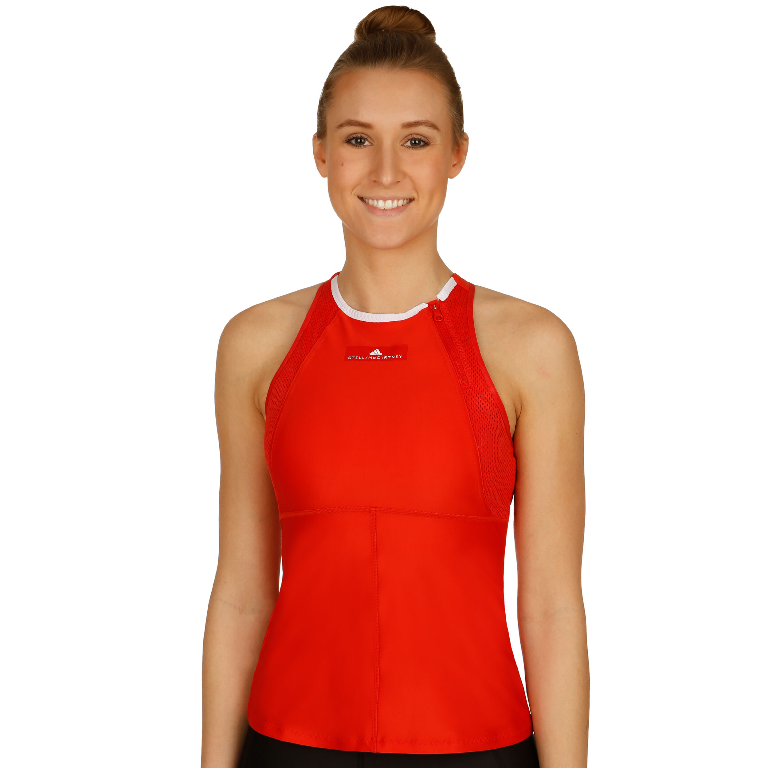Stella McCartney Barricade Tank Top Women Red White