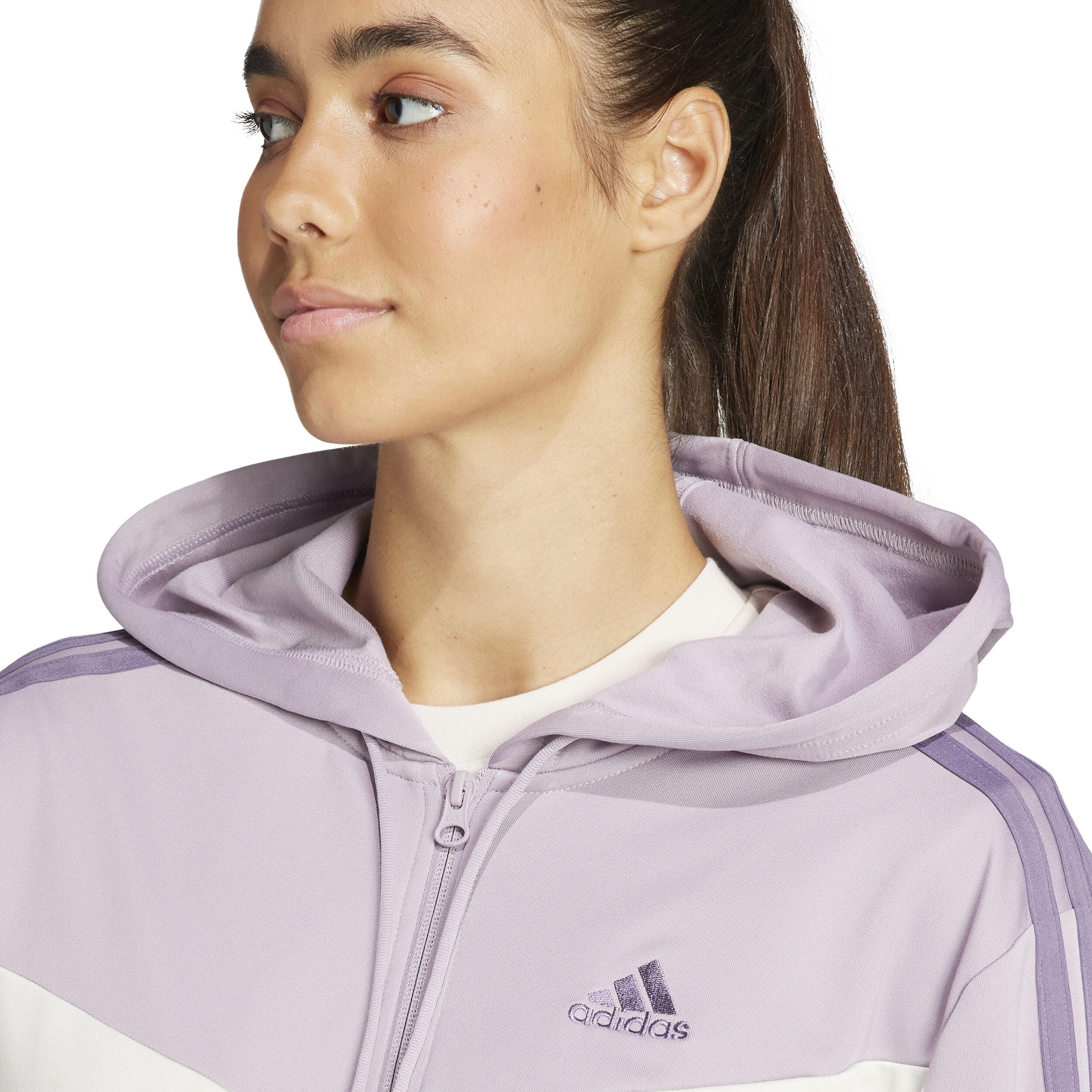 Grey adidas tracksuit womens best sale