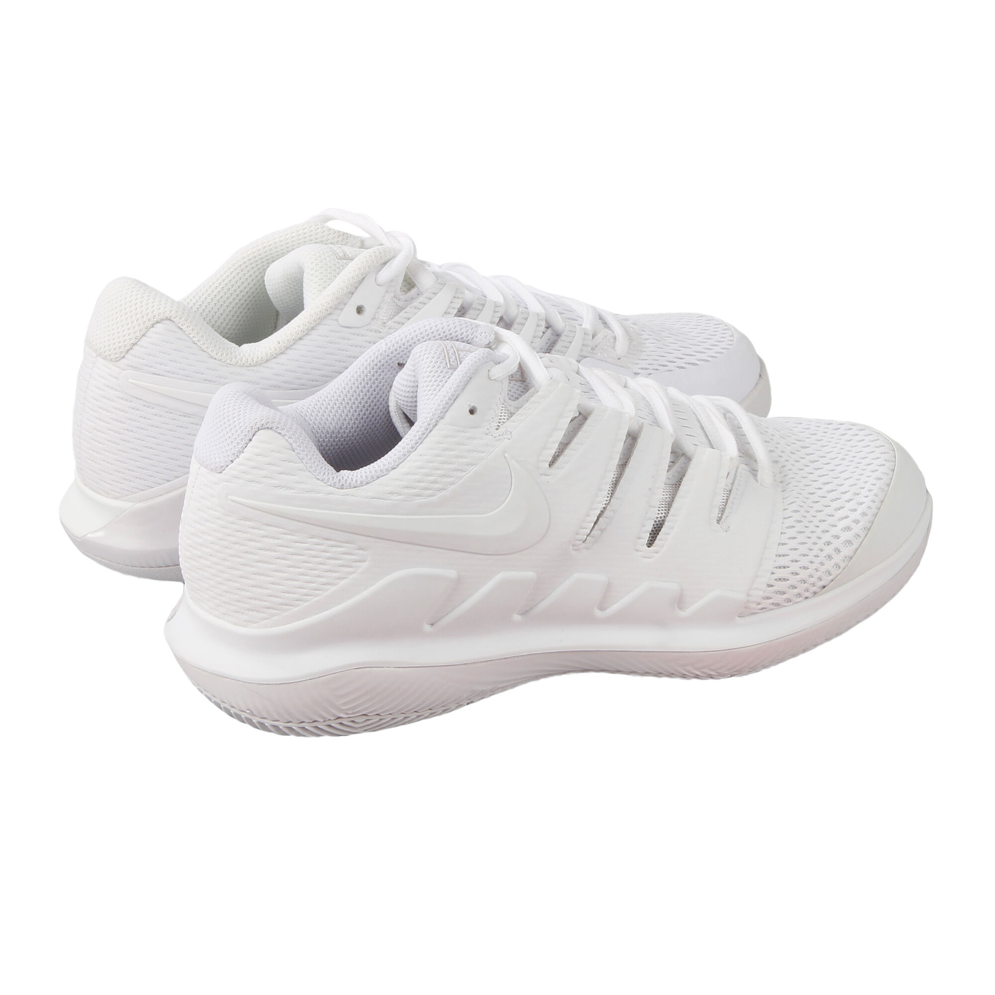 nike air zoom vapor pro white silver women's shoe