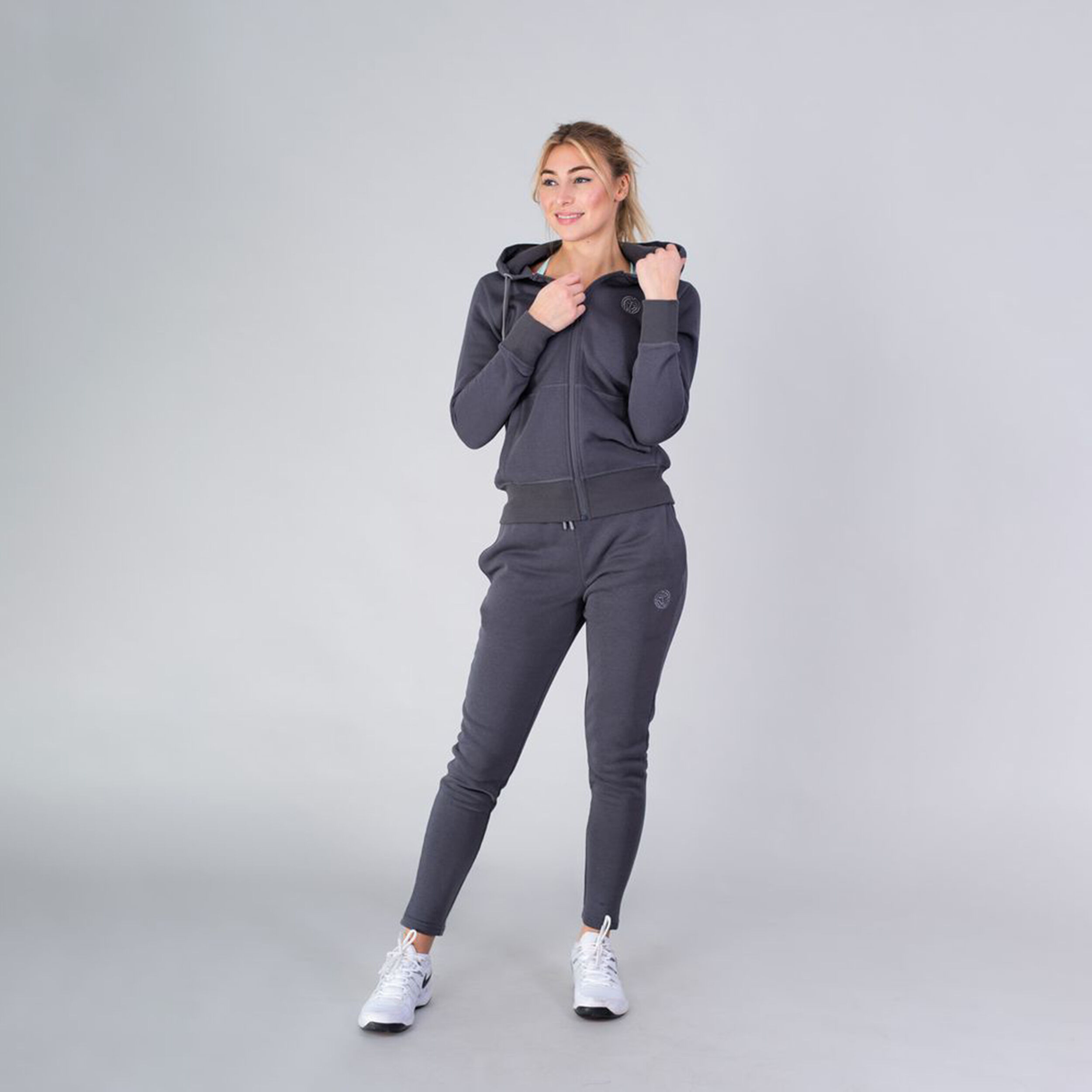 Dark grey tracksuit womens hot sale