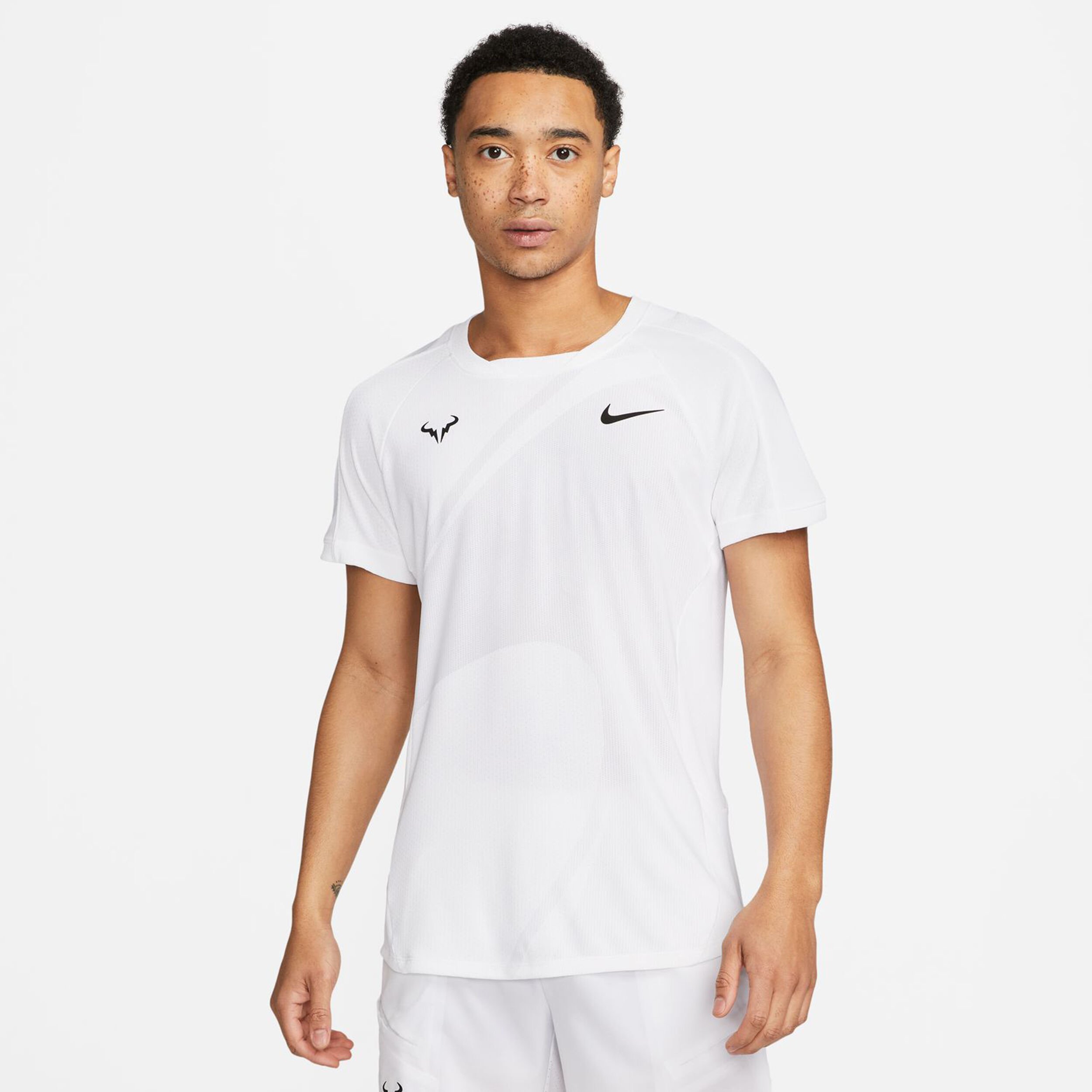 T shirt nike col blanc online