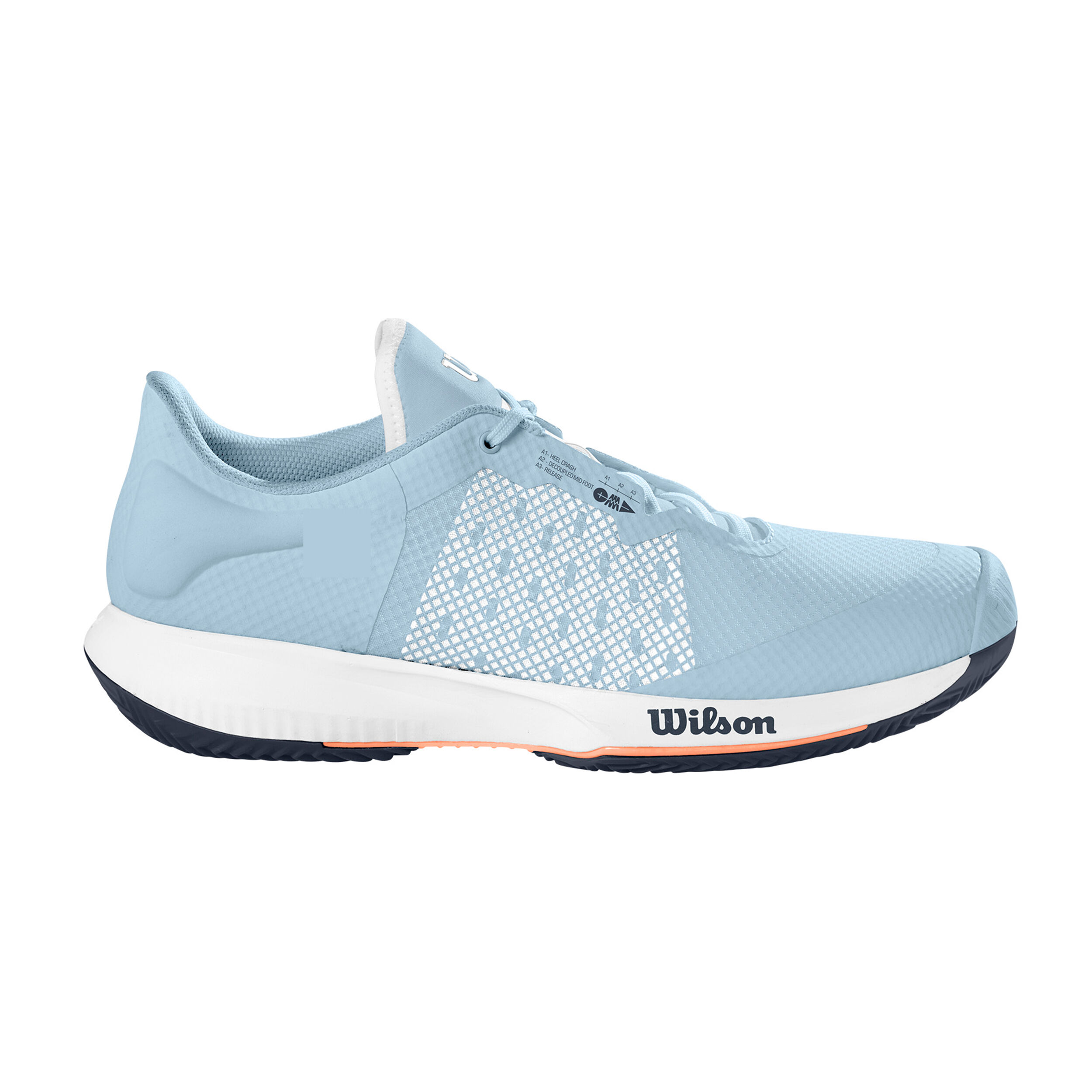 Buy Wilson Kaos Swift Clay Court Shoe Women Light Blue online
